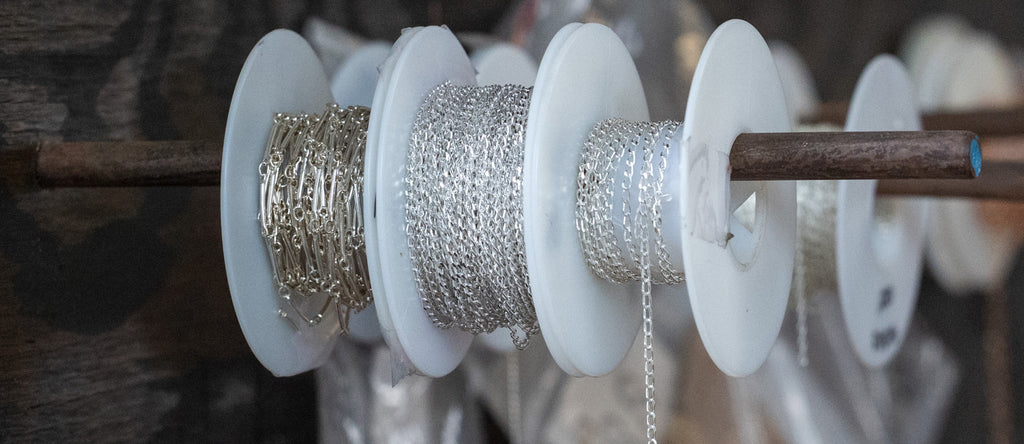 Chain spools at Alexis Russell