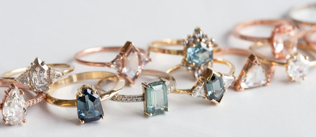 Gemstone & Diamond Engagement Rings 