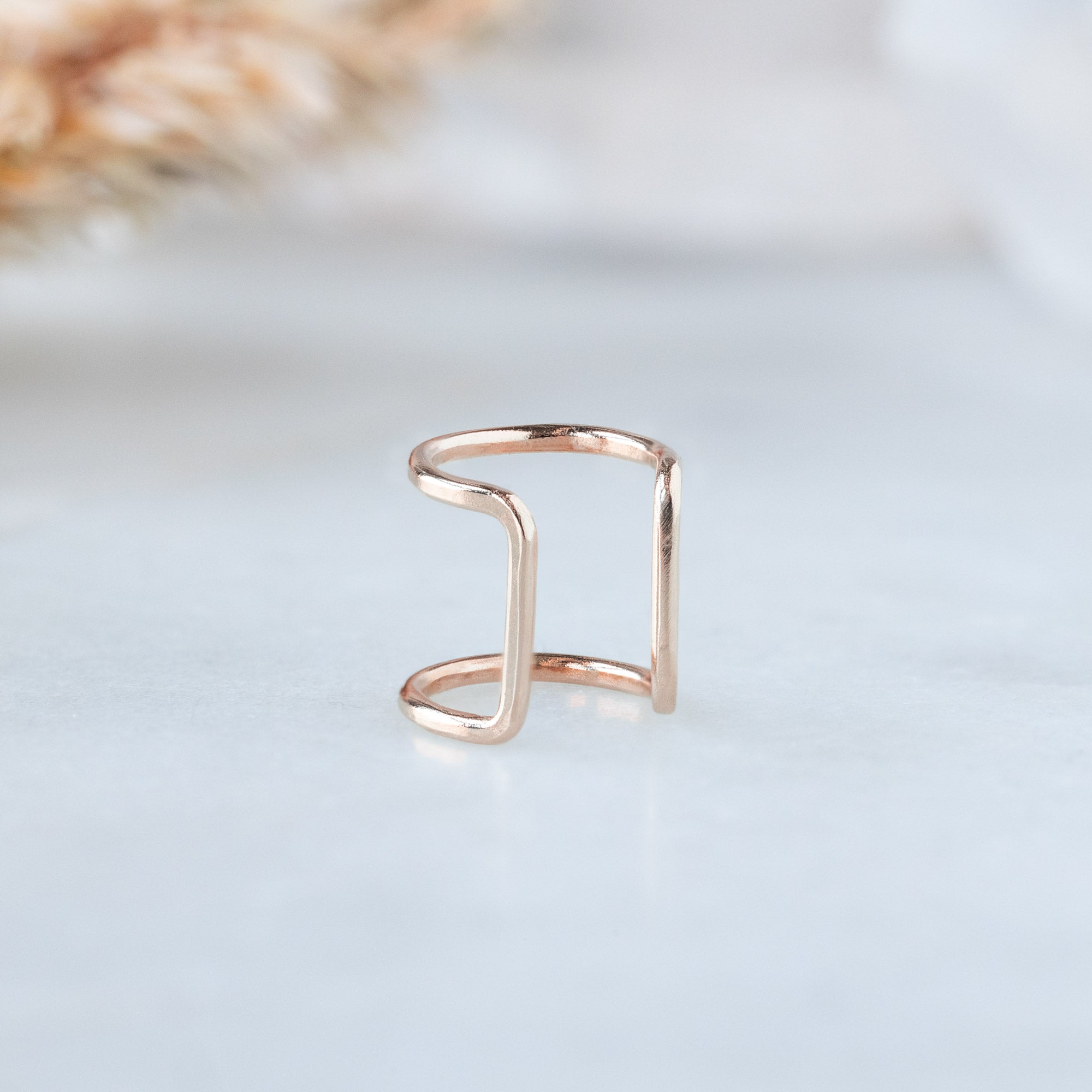 The Column Ear Cuff | Yellow, Rose, White or Stelring Silver