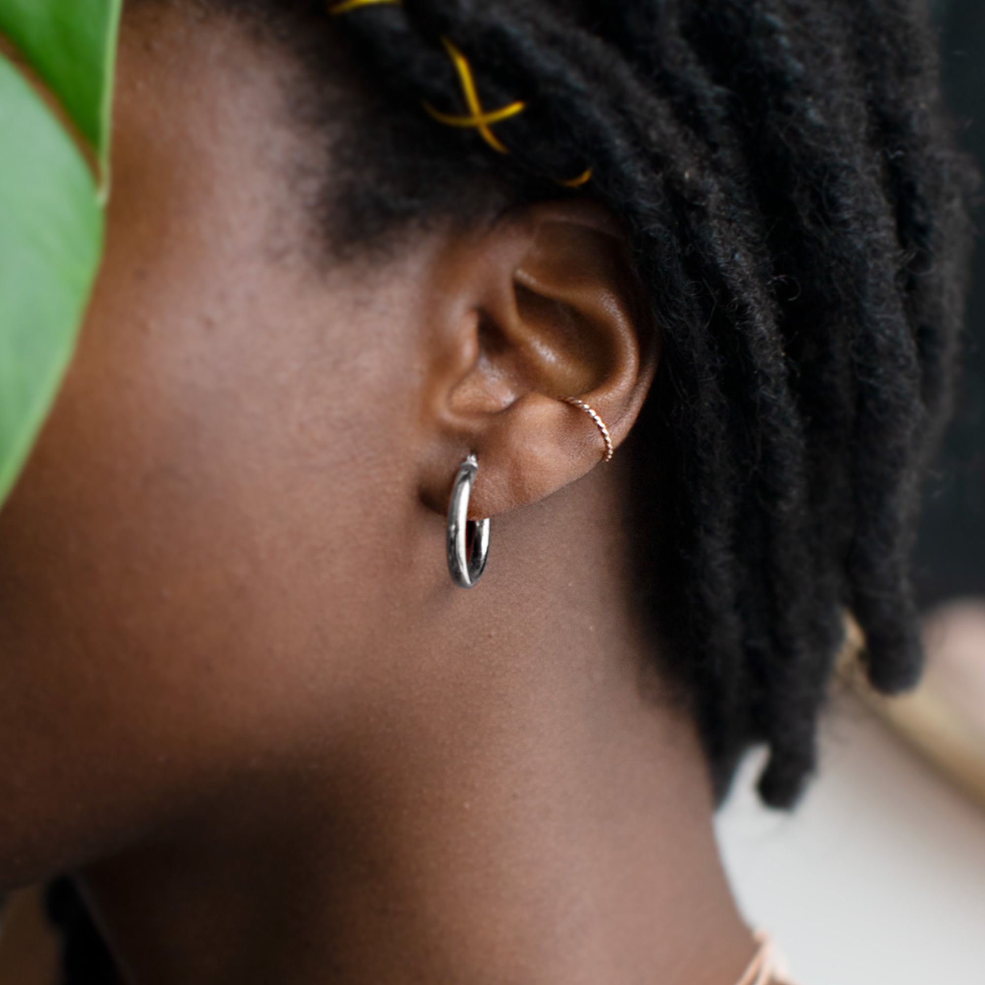 The Chunky Gold Hoop Earrings | Yellow, Rose or White Gold