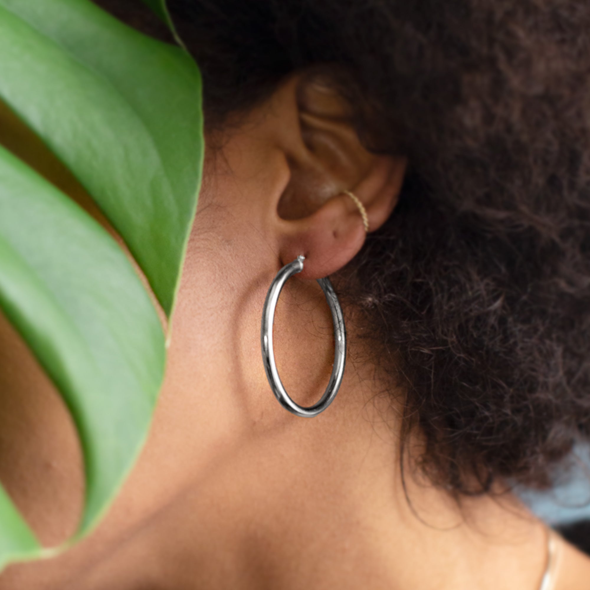 The Chunky Gold Hoop Earrings | Yellow, Rose or White Gold