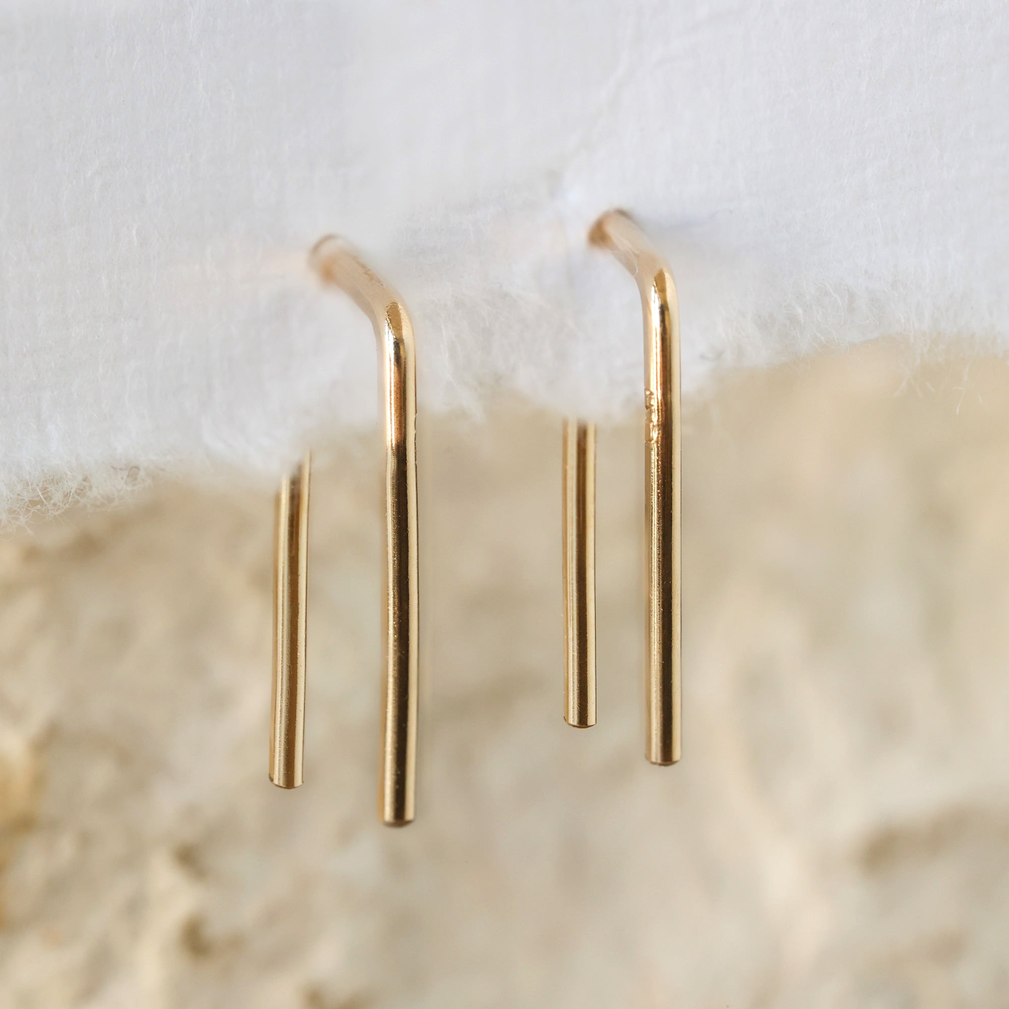 The Staple Hoop Earrings | Yellow, Rose, White or Sterling Silver