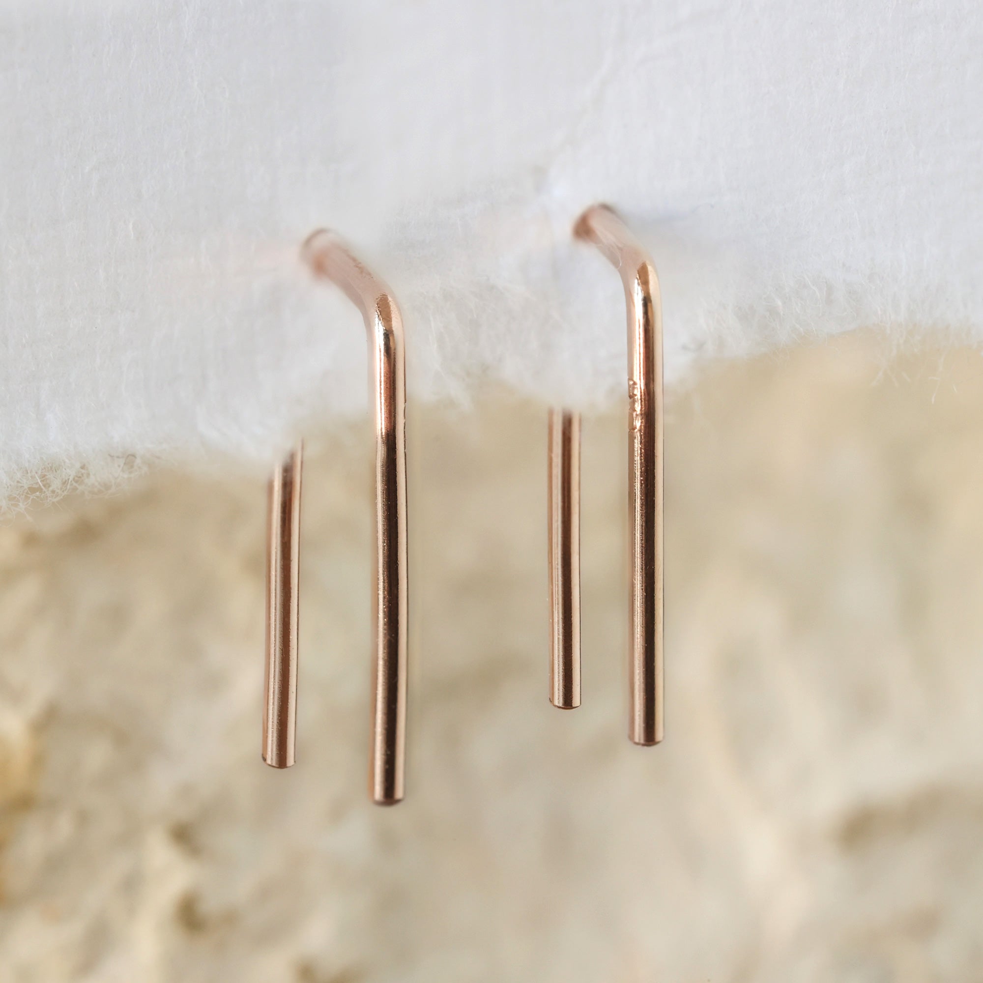 The Staple Hoop Earrings | Yellow, Rose, White or Sterling Silver