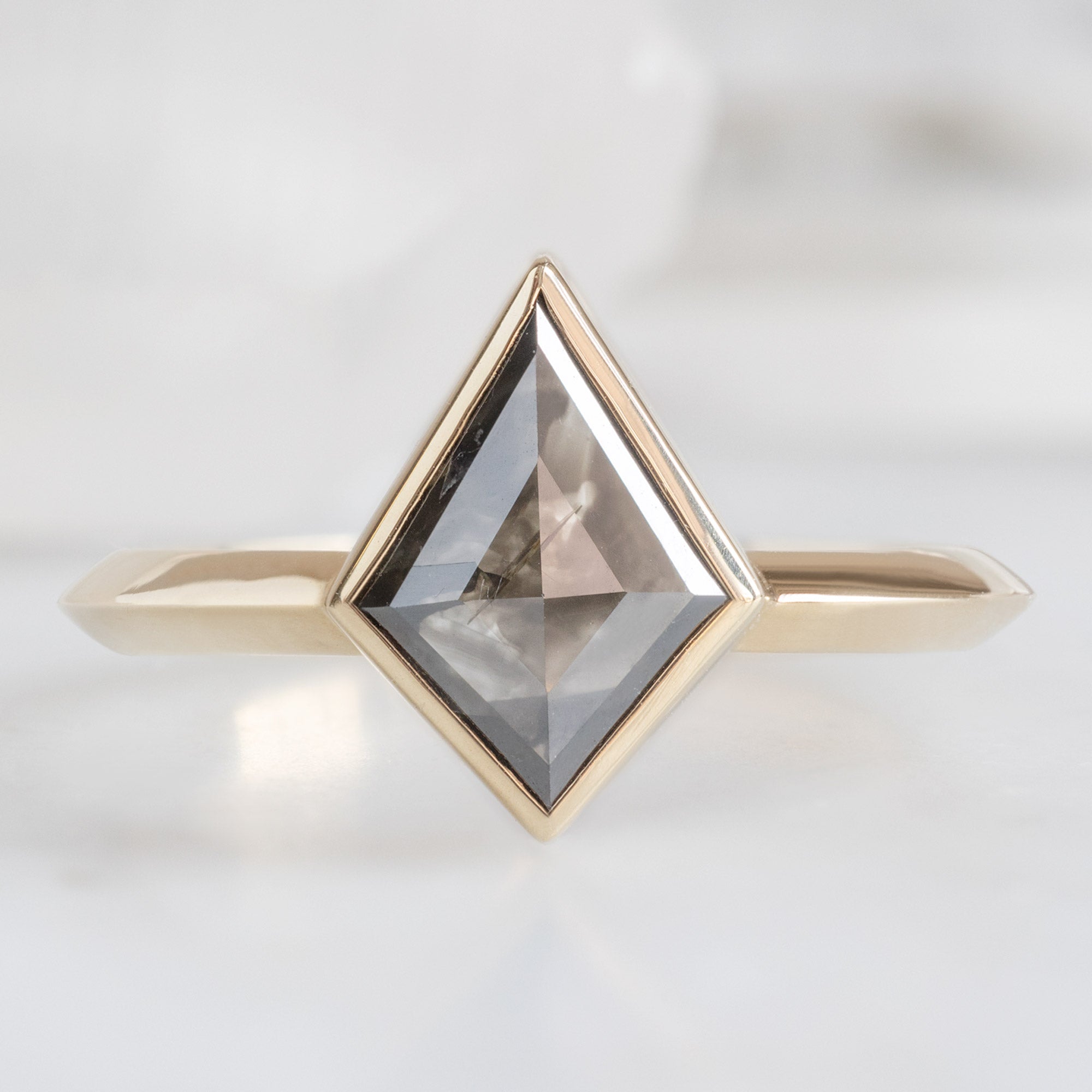 The Hazel Ring | Build Your Own Kite Black Diamond Engagement Ring