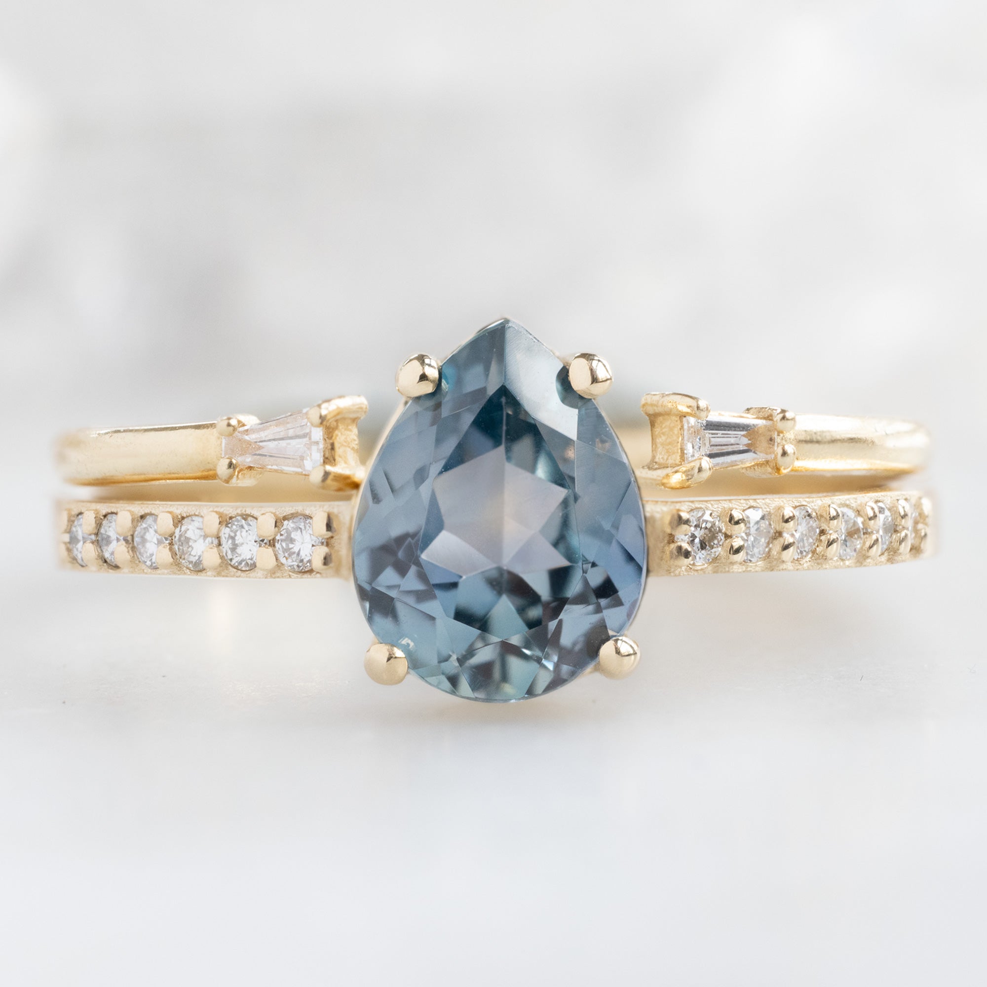 The Willow Ring | Build Your Own Pear Sapphire Engagement Ring