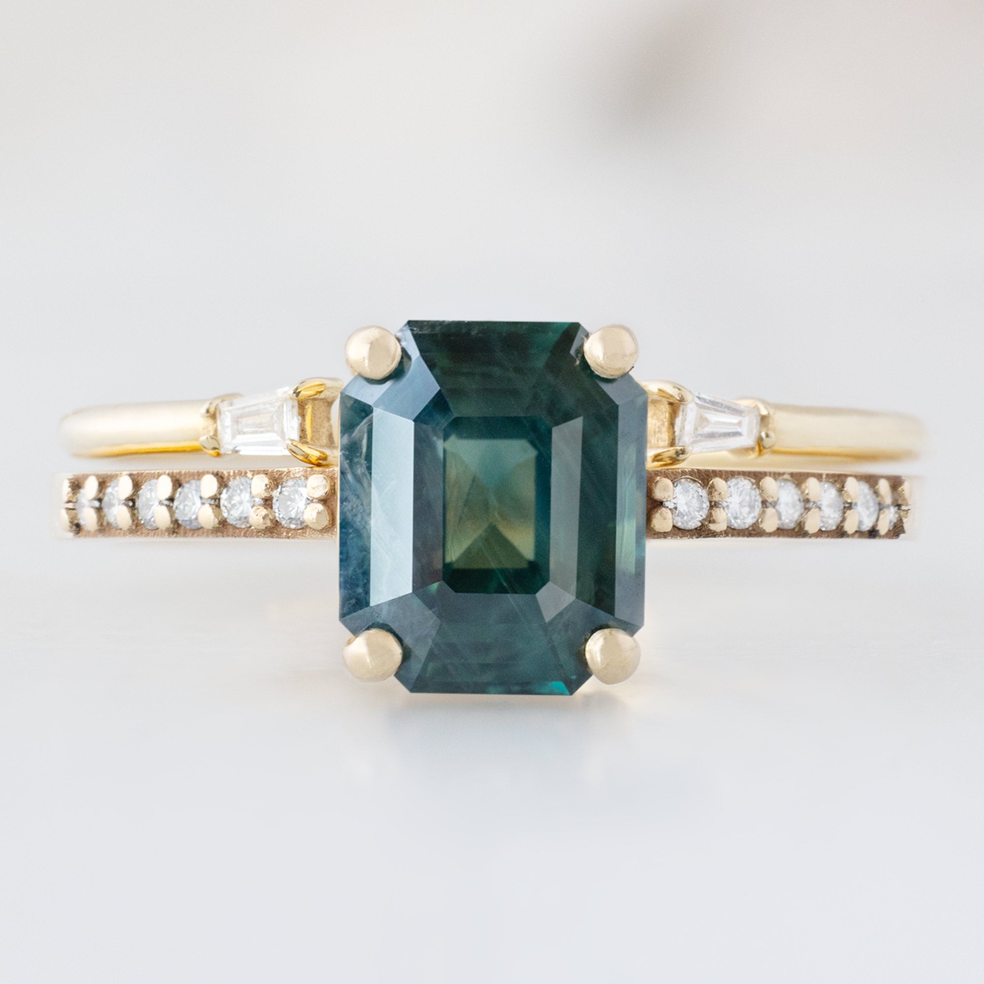 The Willow Ring | Build Your Own Emerald-Cut Sapphire Engagement Ring