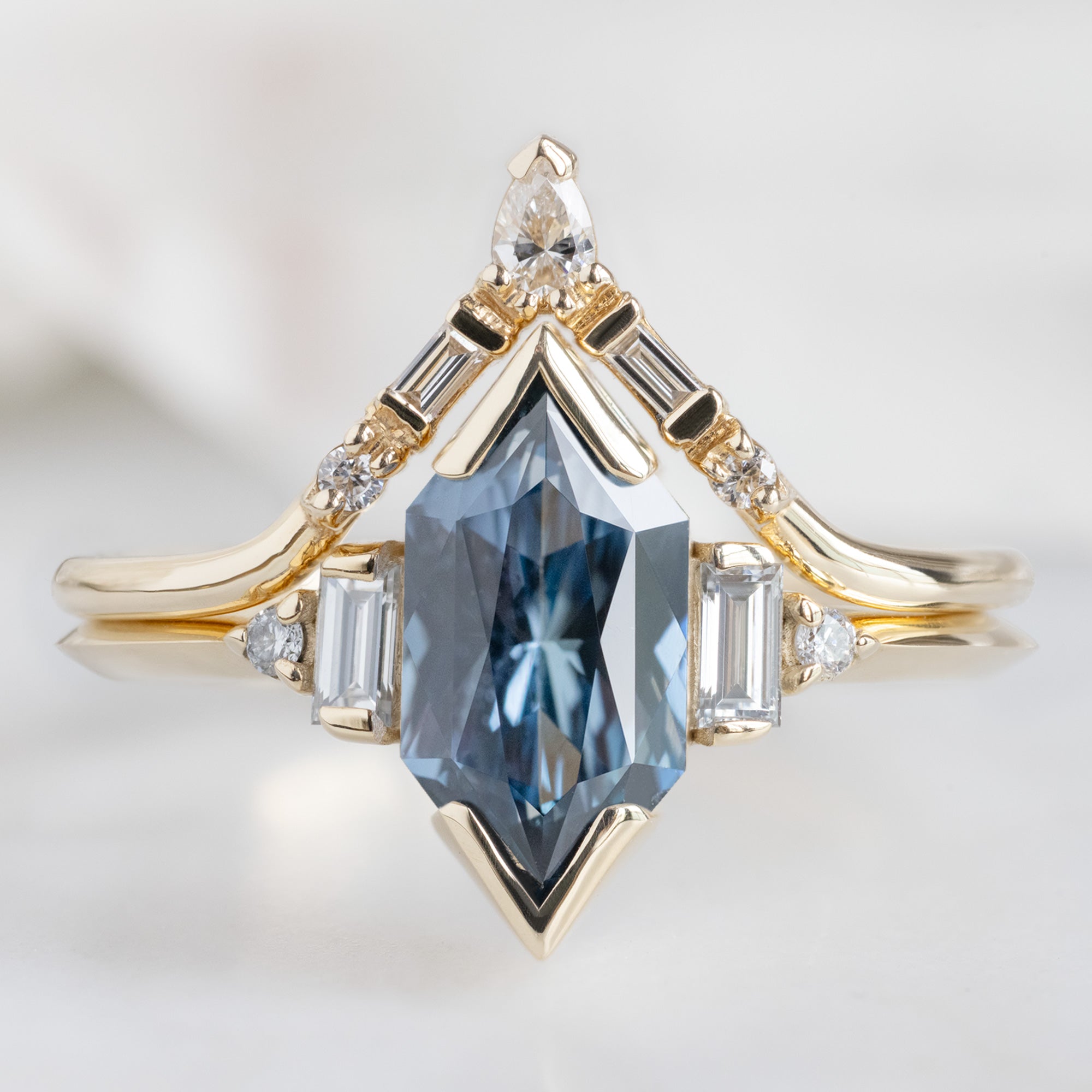 buy:white-diamond-tiara-stacking-band-14k-or-18k-yellow-gold,the-primrose-ring-1-54ct-sapphire-hexagon-in-14k-yellow-gold
