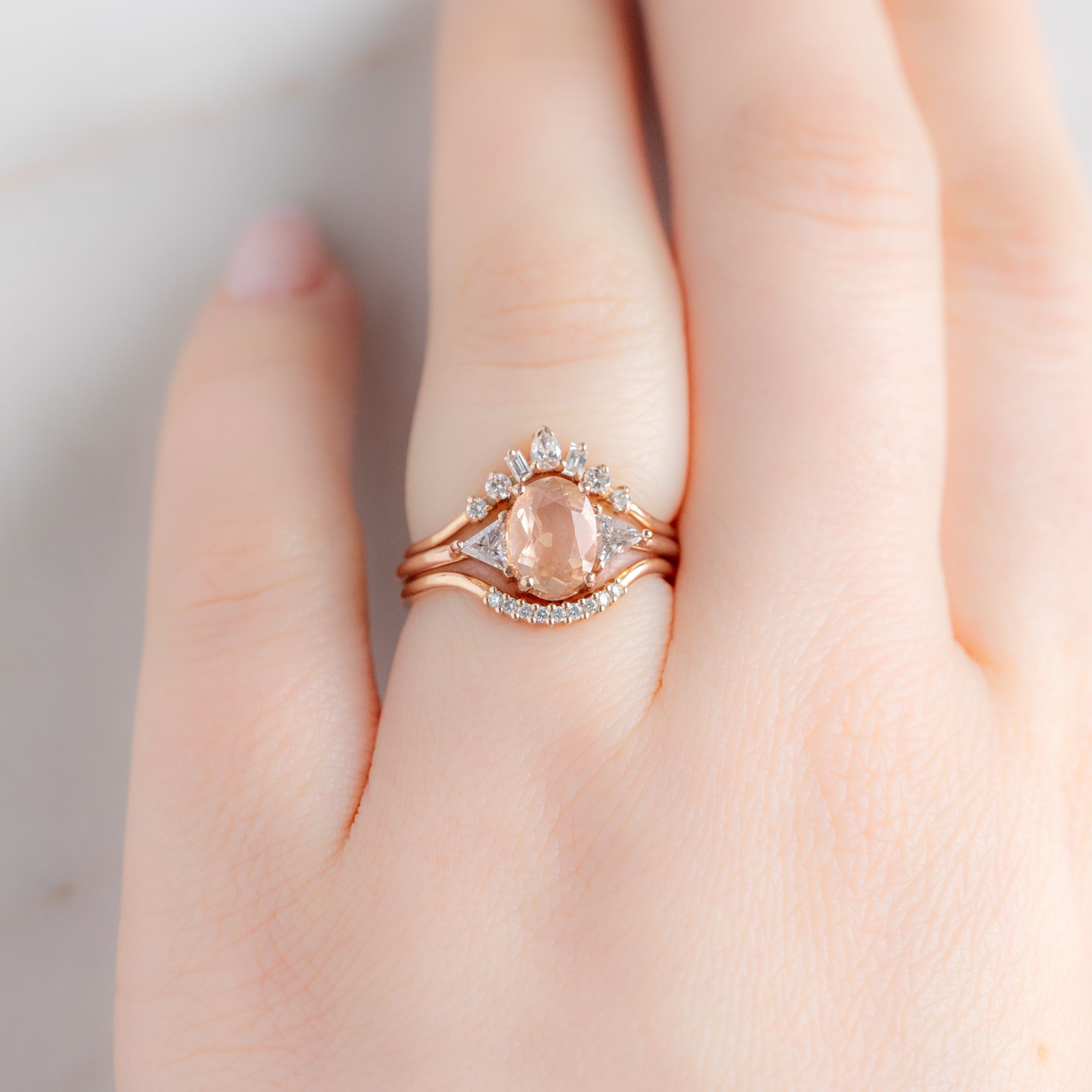 buy:geometric-white-diamond-sunburst-stacking-band-14k-or-18k-yellow-gold,the-jade-ring-0-95ct-oval-sunstone-in-14k-rose-gold,white-diamond-pave-arc-stacking-band-14k-or-18k-yellow-gold