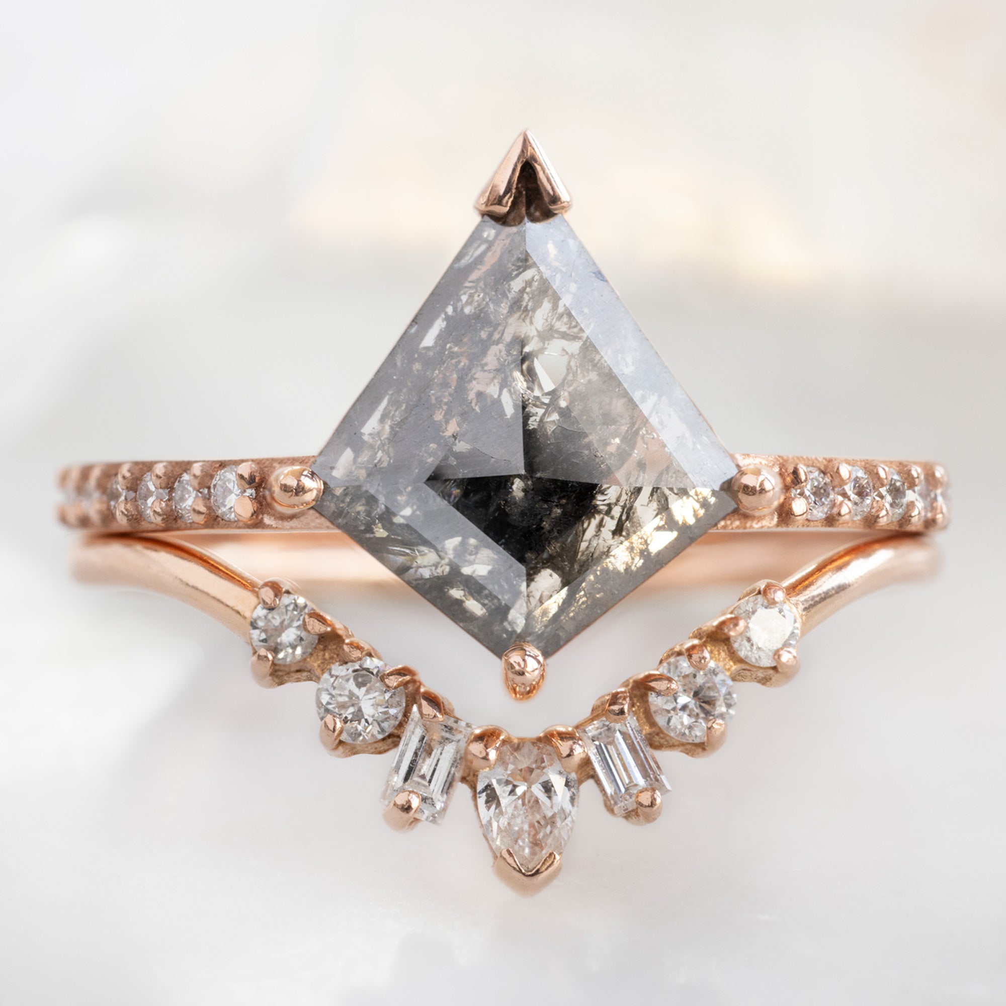 The Willow Ring | Build Your Own Kite Black Diamond Engagement Ring