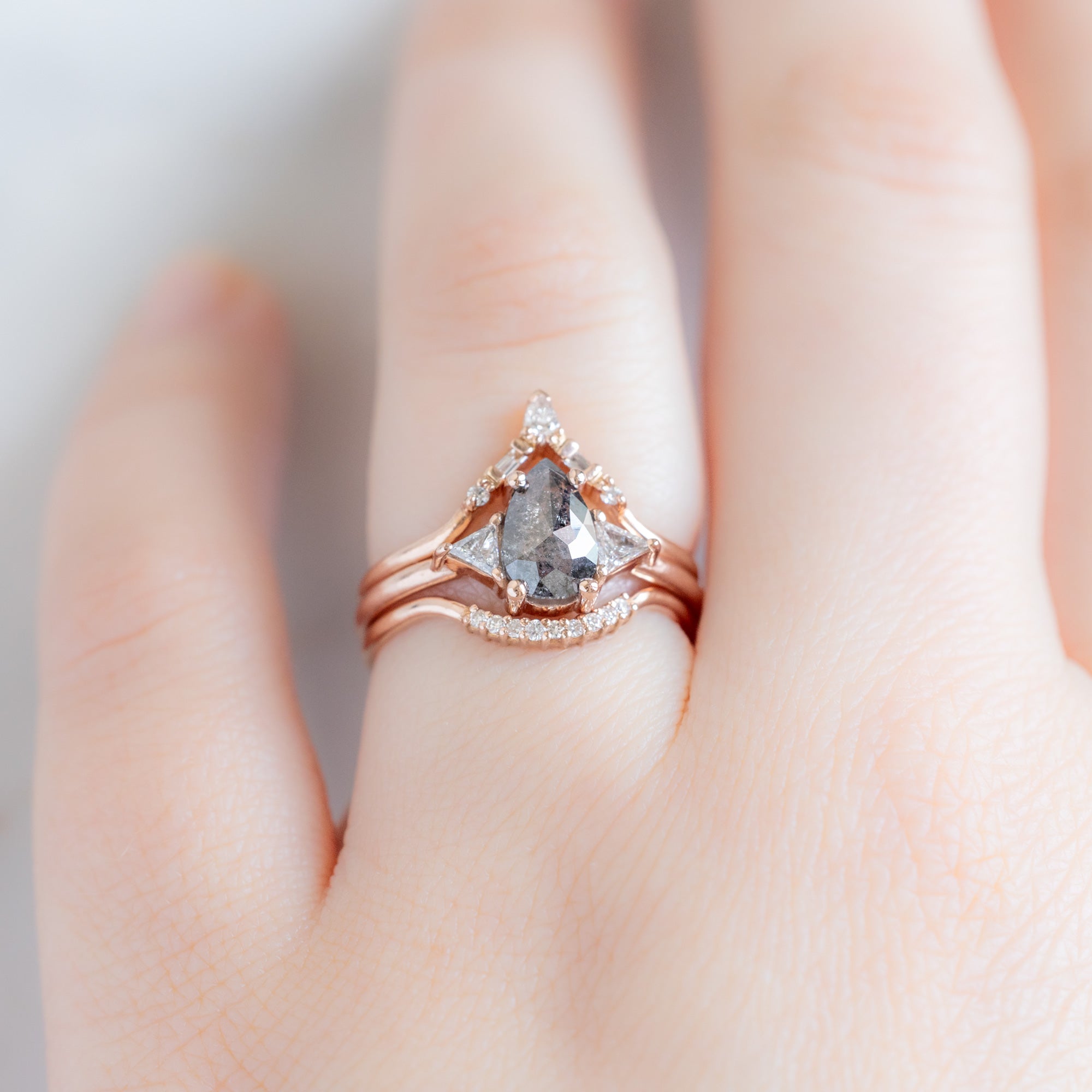 buy:white-diamond-tiara-stacking-band-14k-or-18k-yellow-gold,the-jade-ring-0-83ct-pear-salt-and-pepper-diamond-in-14k-rose-gold,white-diamond-pave-arc-stacking-band-14k-or-18k-yellow-gold