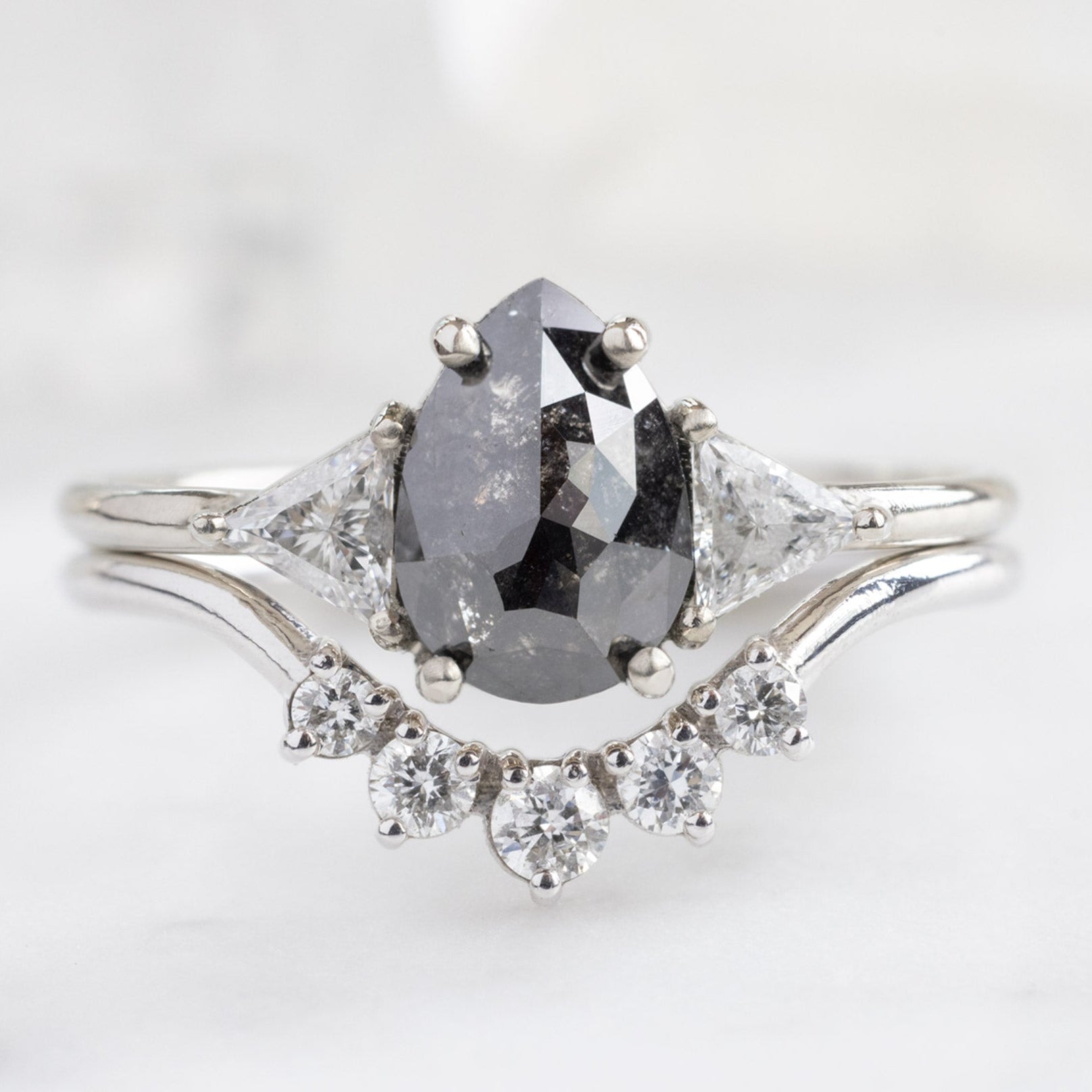 Design Your Own Custom | Black Diamond Engagement Ring