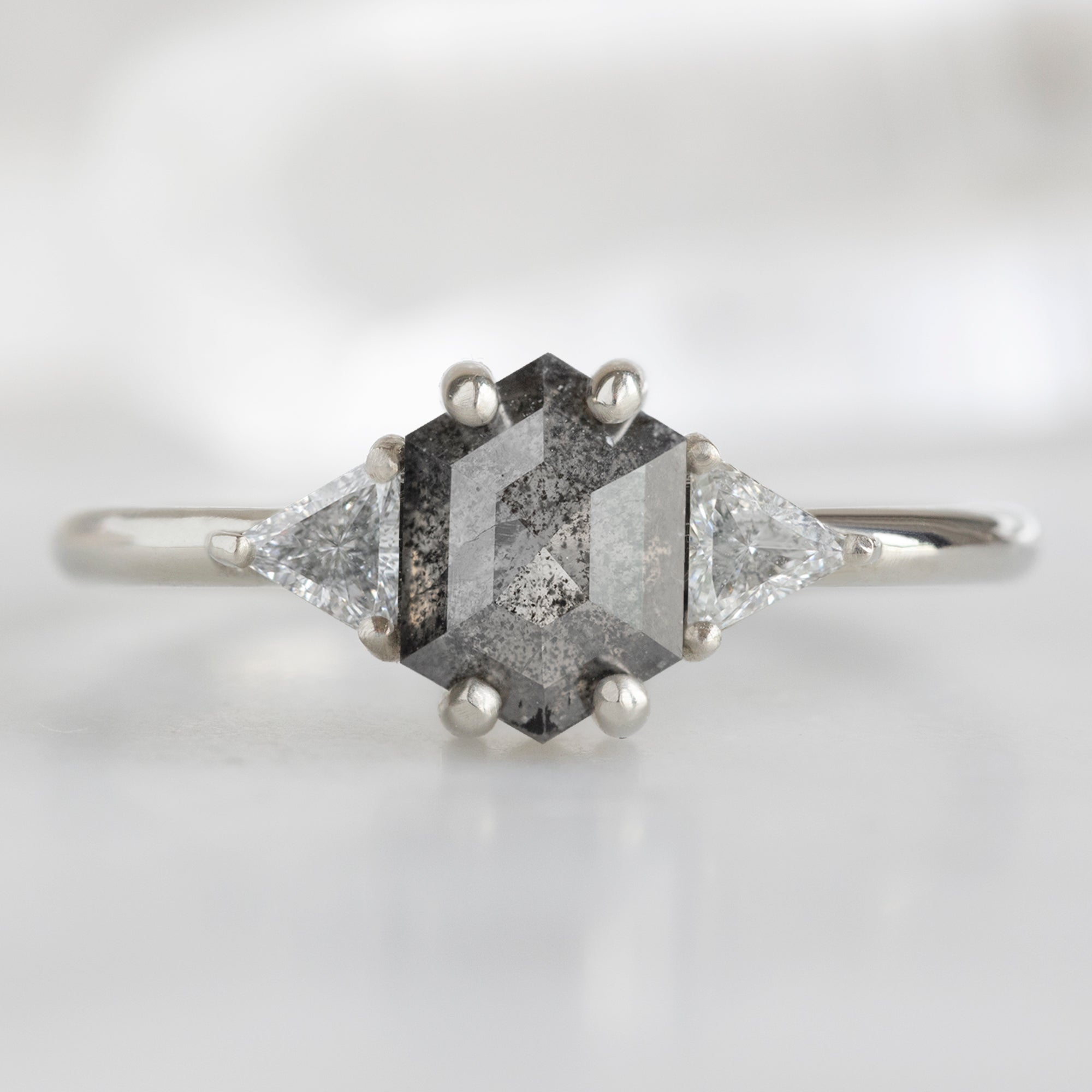 Design Your Own Custom | Hexagon Diamond Engagement Ring