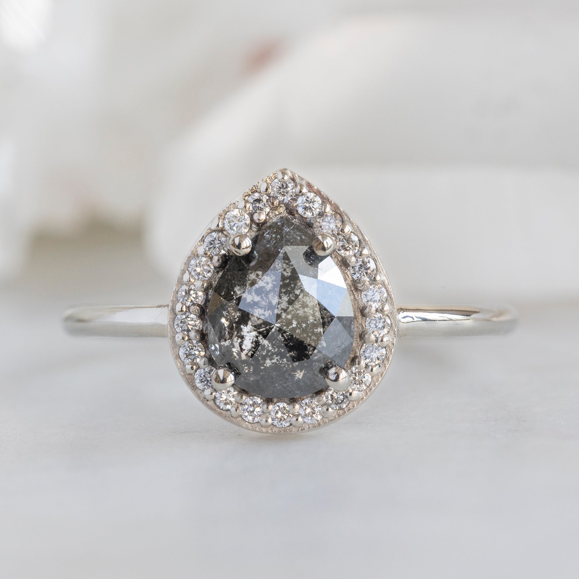 Design Your Own Custom | Black Diamond Engagement Ring