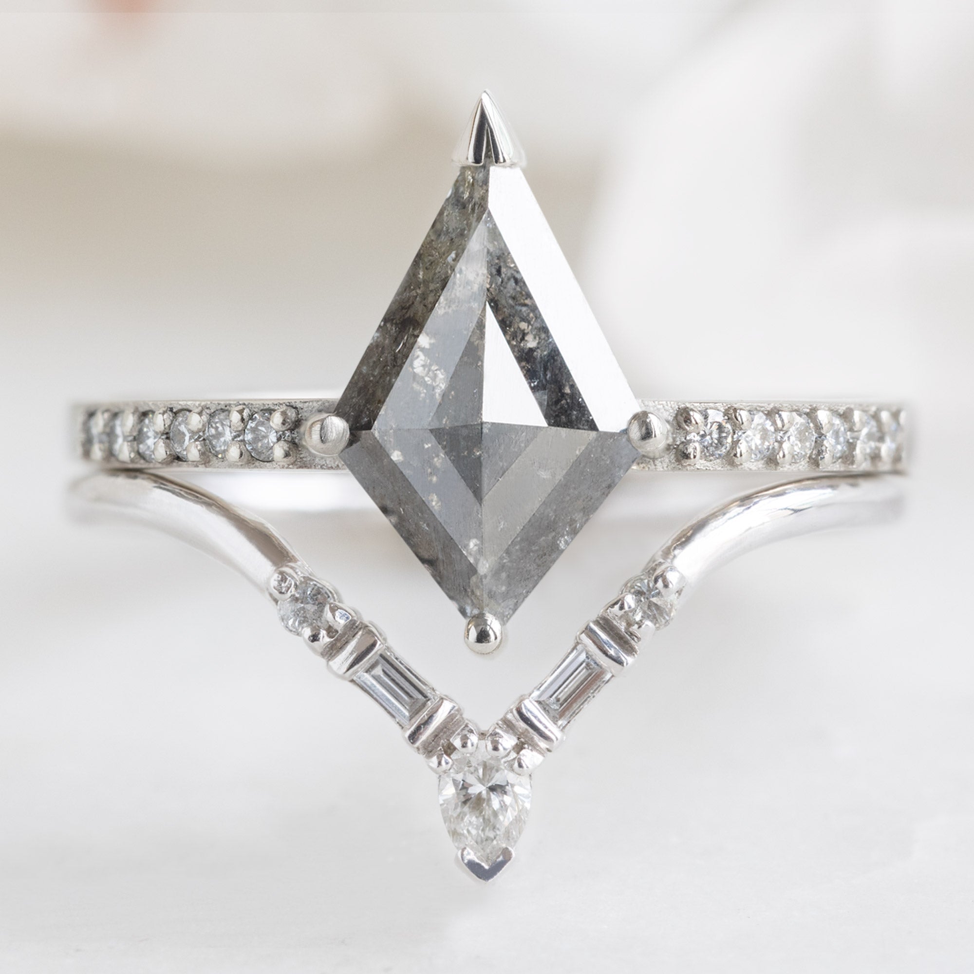 The Willow Ring | Build Your Own Kite Black Diamond Engagement Ring