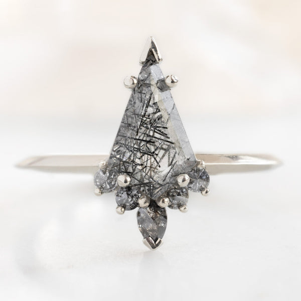 The Aster Ring | Build Your Own Kite Tourmaline in Quartz Engagement Ring