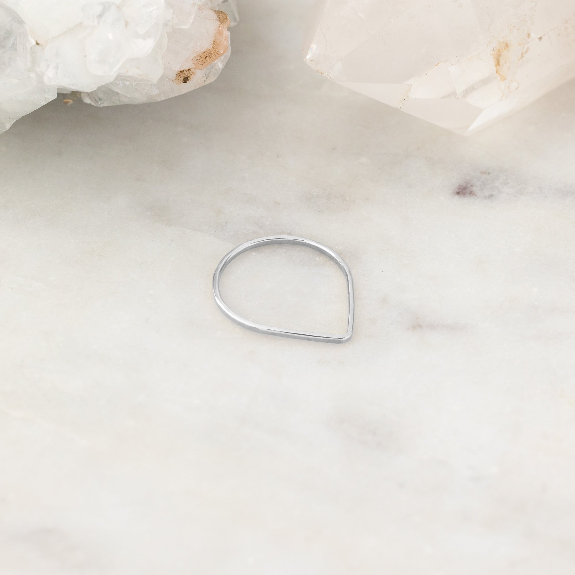 The Peak Stacking Ring | Yellow, Rose or Sterling Silver