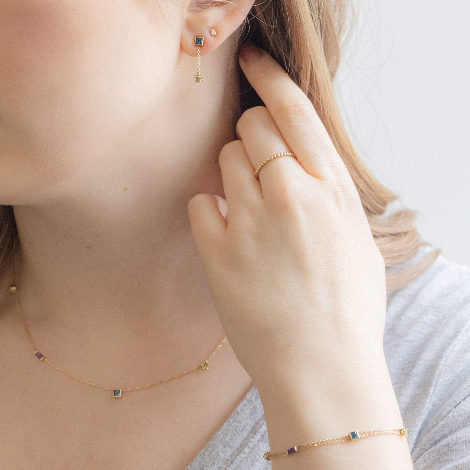 The Candy Gemstone Collection on Model