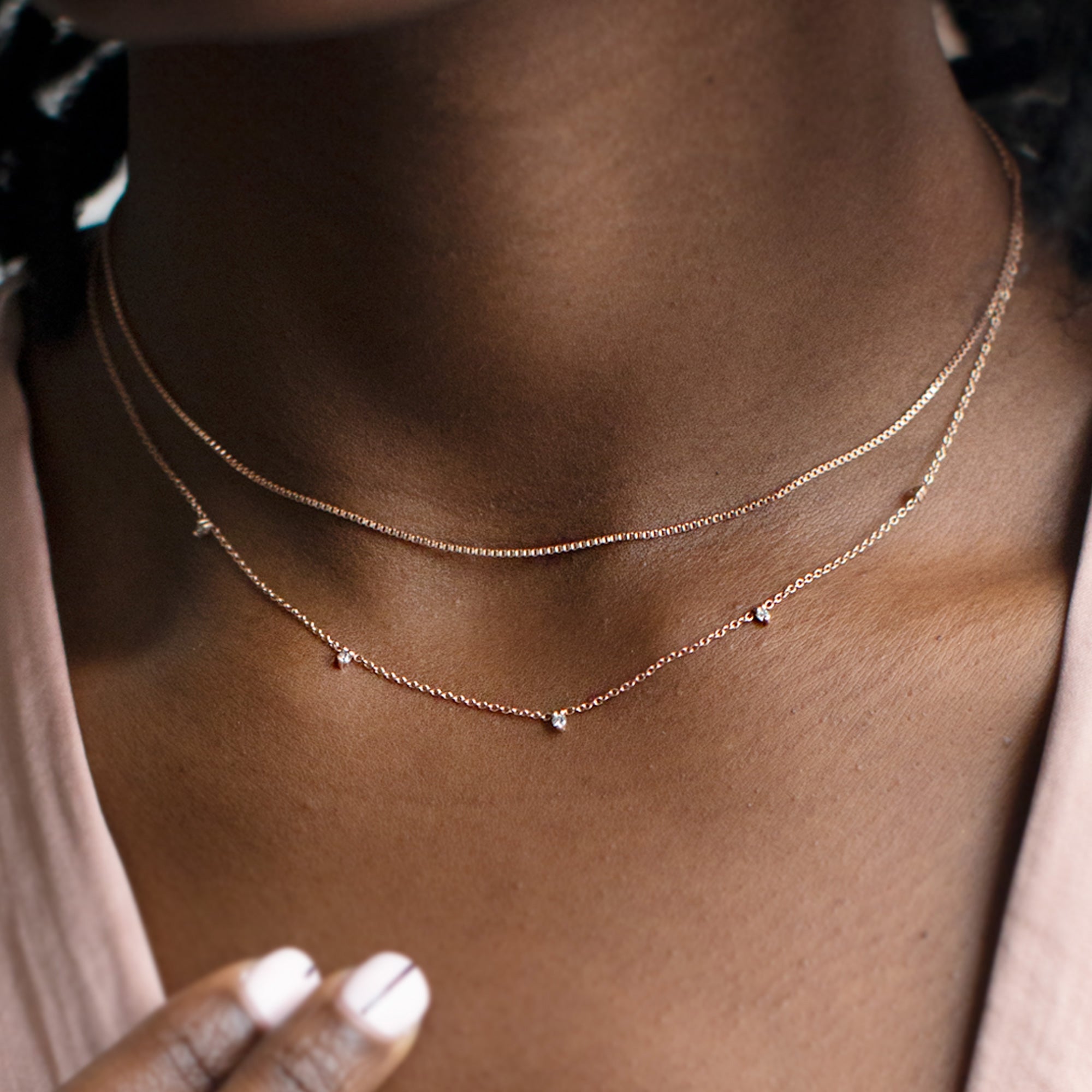 The Diamond Sunburst Necklace | Yellow, Rose or White Gold