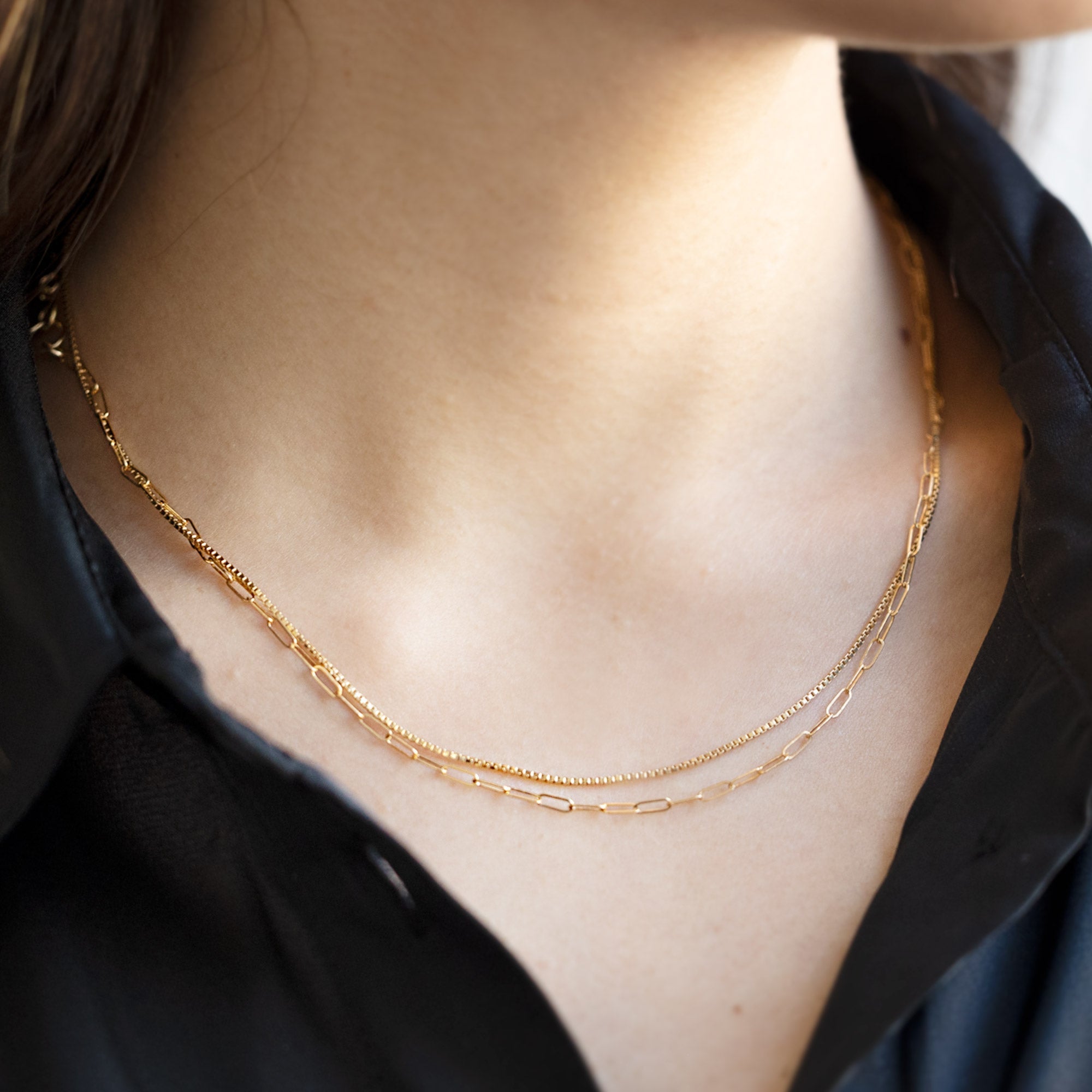 buy:the-box-chain-necklace-14k-yellow-gold,the-drawn-cable-link-chain-necklace-14k-yellow-gold