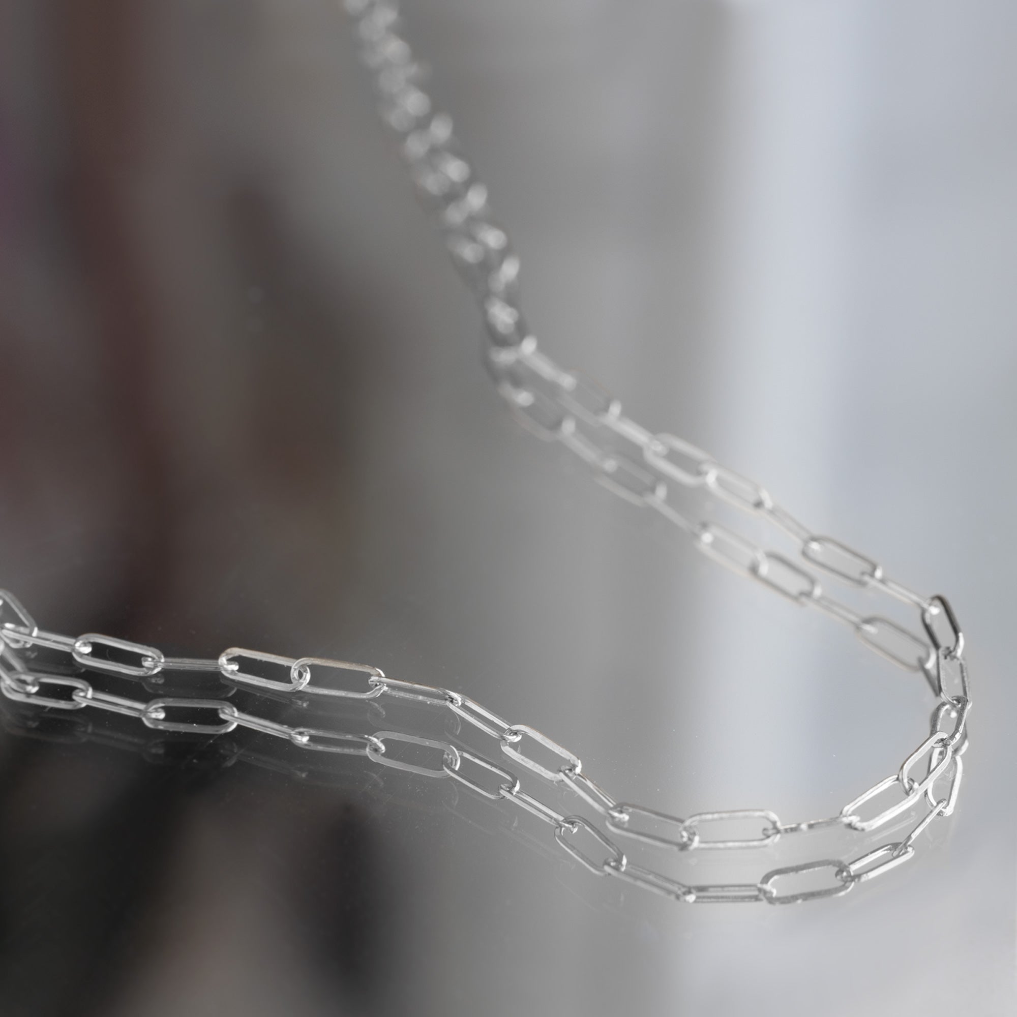 The Drawn Cable Link Chain Necklace | Yellow, Rose or White Gold
