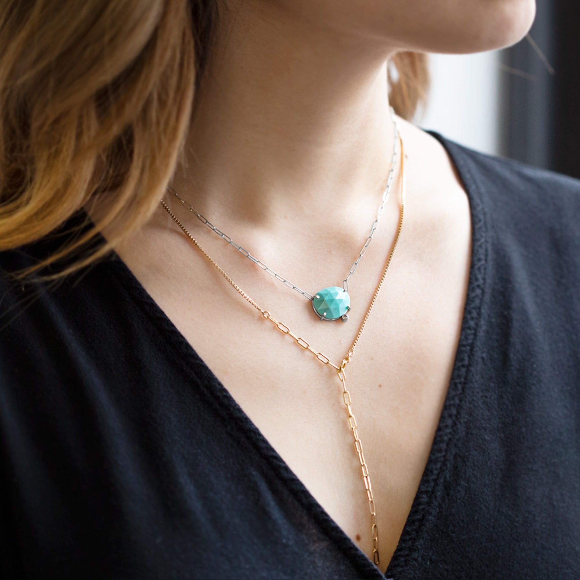 buy:the-4-in-1-cable-chain-necklace-14k-yellow-gold,the-turquoise-diamond-pendant-necklace-sterling-silver