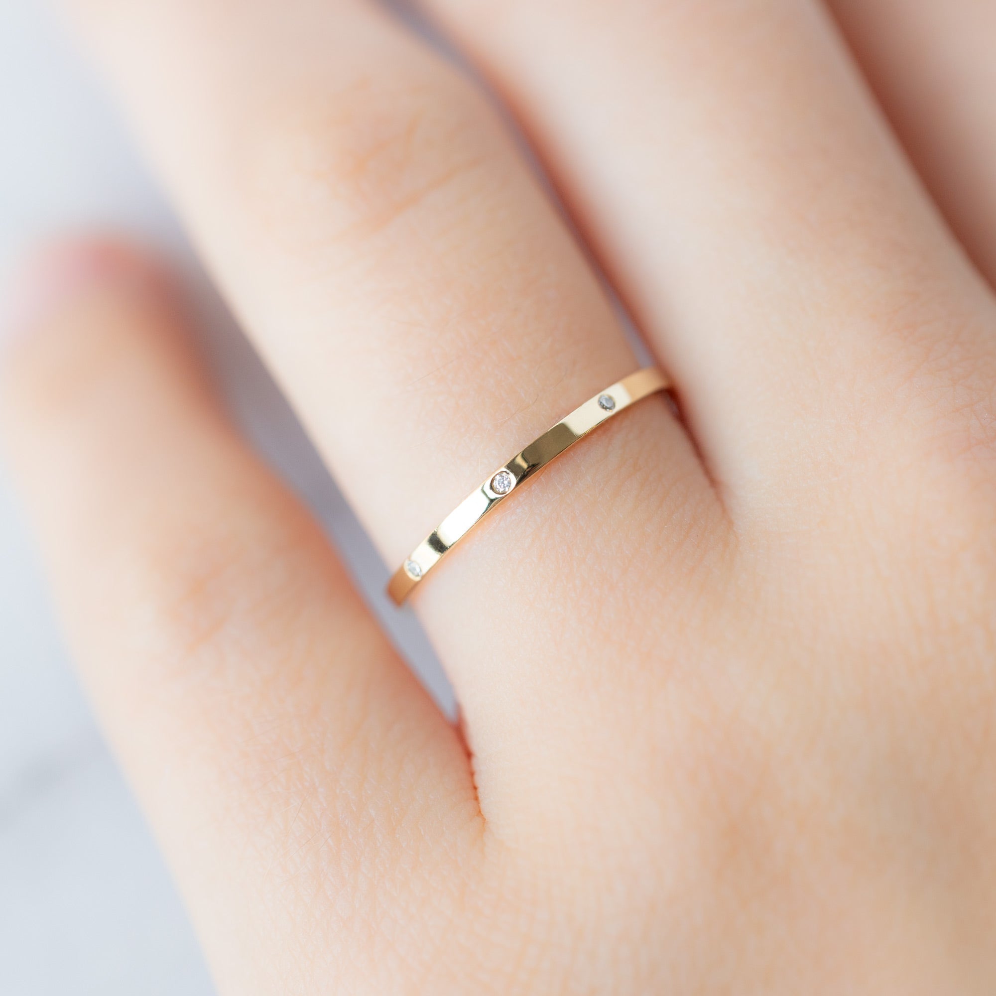 White Diamond Eternity Band | Yellow, Rose or White Gold