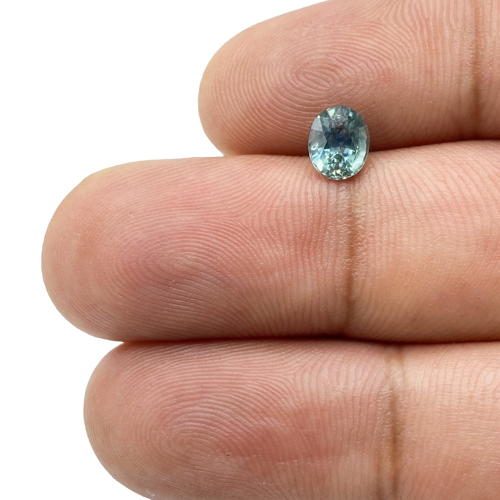 0.97ct | Brilliant Cut Oval Shape Blue Montana Sapphire