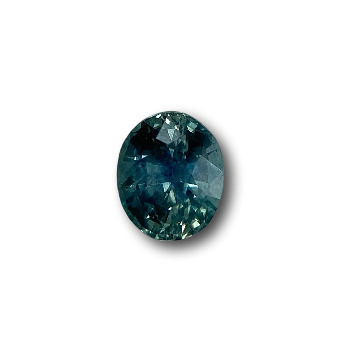 0.97ct | Brilliant Cut Oval Shape Blue Montana Sapphire