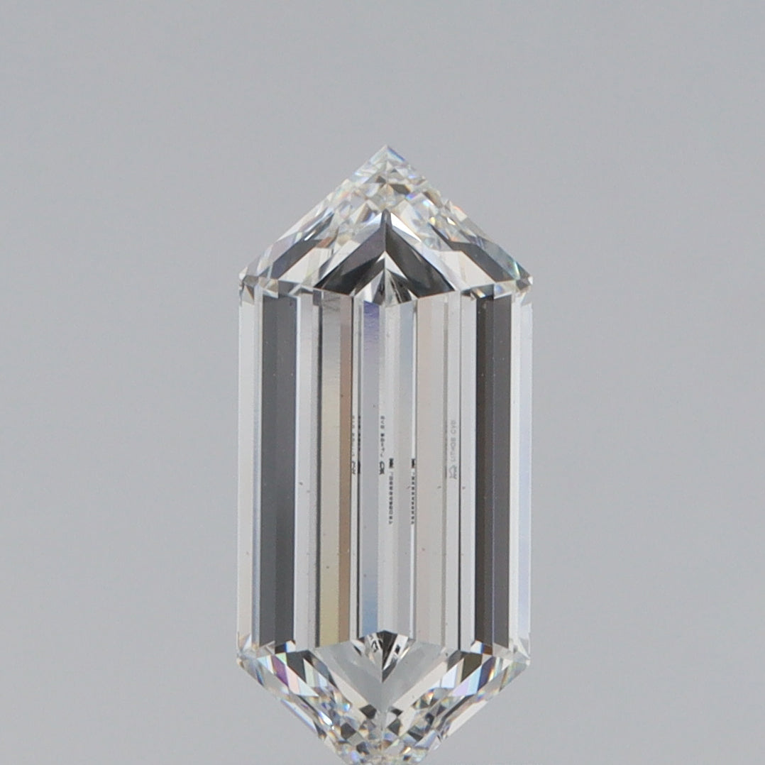 LITHOS Diamond Lab Diamond 1.72ct | F/VS1 Hexagon Shape Step Cut Lab Diamond (IGI)
