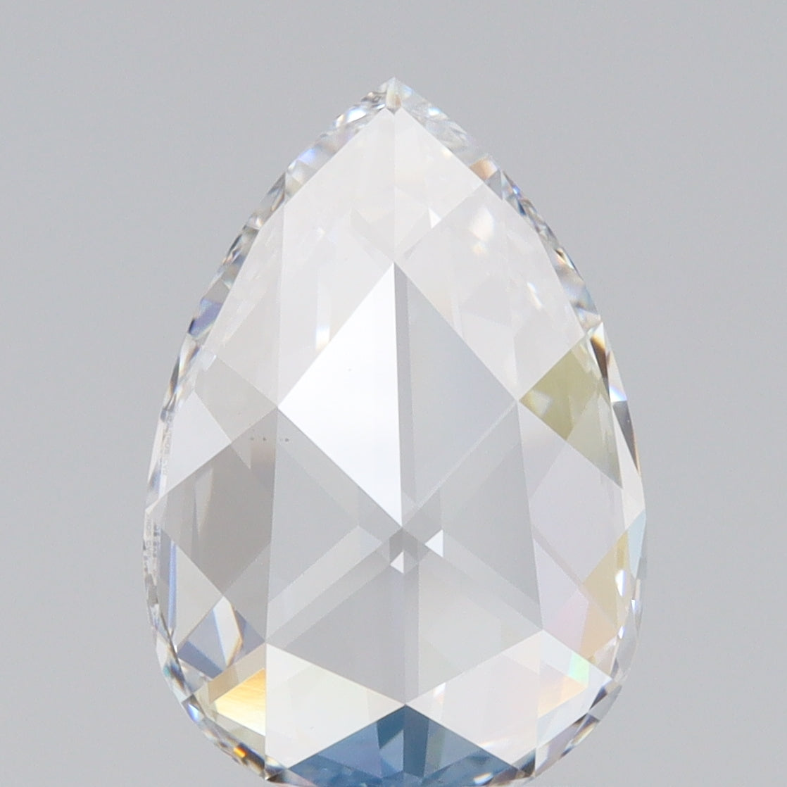 LITHOS Diamond Lab Diamond 1.70ct | D/VS1 Pear Shape Rose Cut Lab Diamond (IGI)