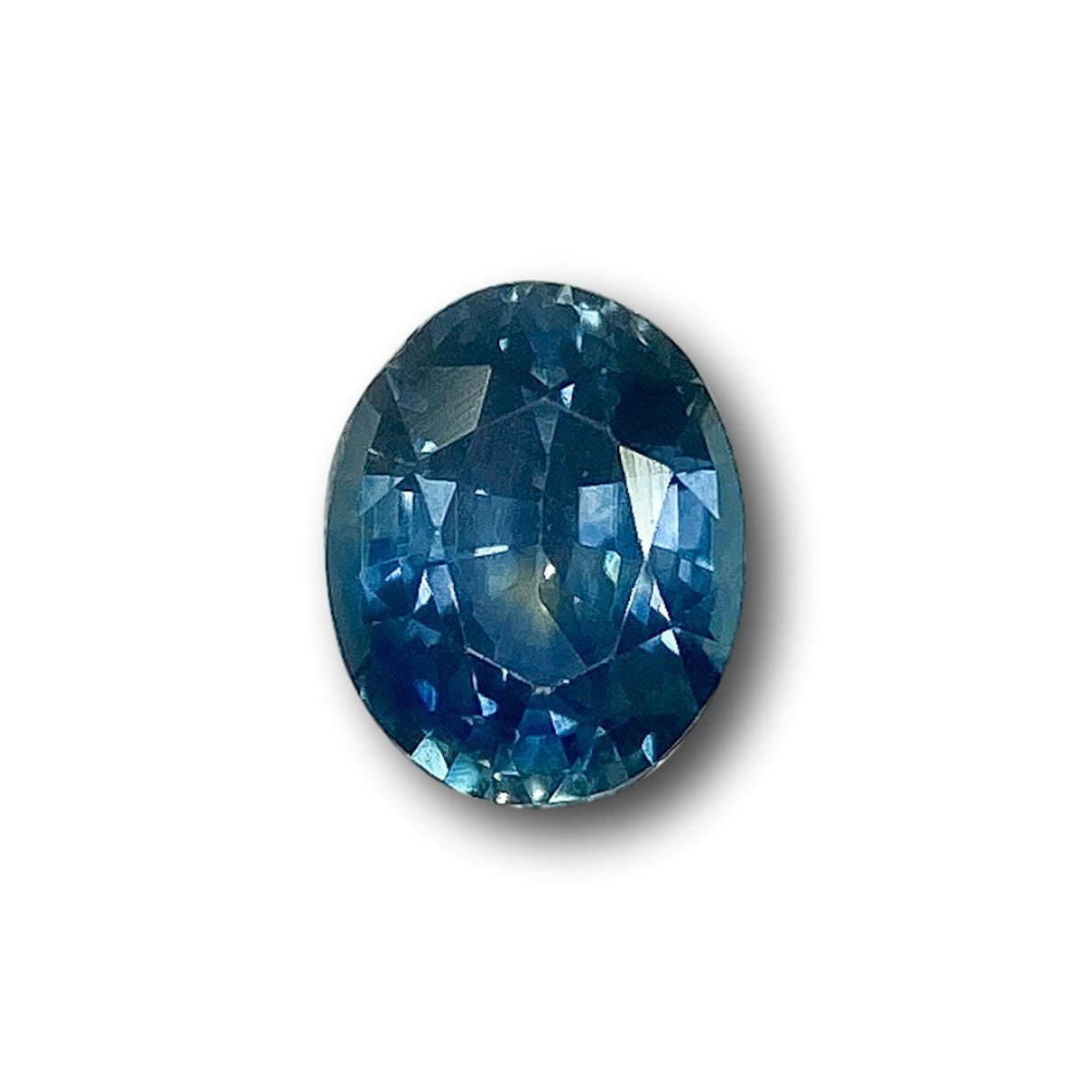 1.09ct | Brilliant Cut Oval Shape Blue Montana Sapphire