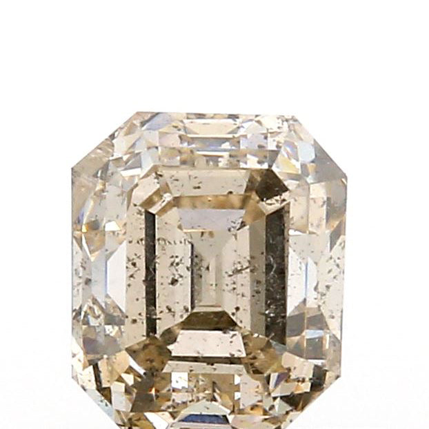 DIAMOND VAULT CHAMPAGNE & COGNAC DIAMOND 0.71ct | Champagne SI Emerald Shape Step Cut Diamond