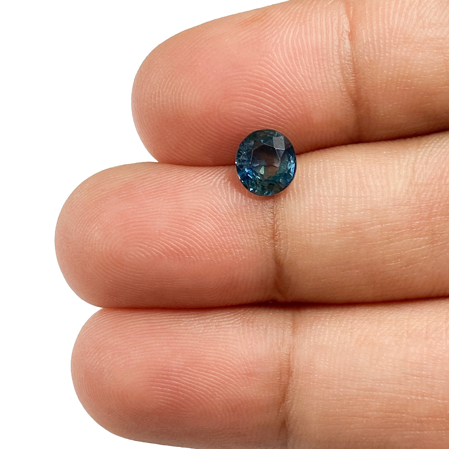 1.22ct | Brilliant Cut Oval Shape Blue Montana Sapphire