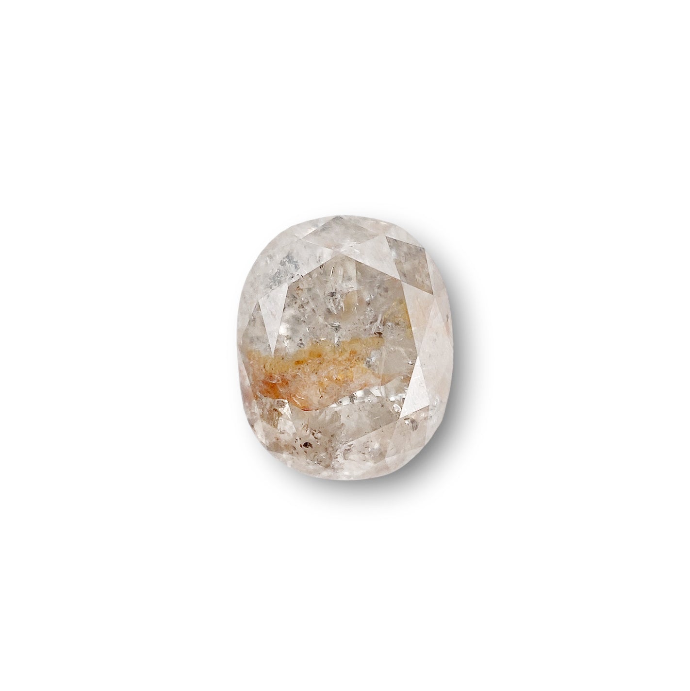 1.49ct | Rustic Reddish Salt & Pepper Cushion Shape Brilliant Cut Diamond