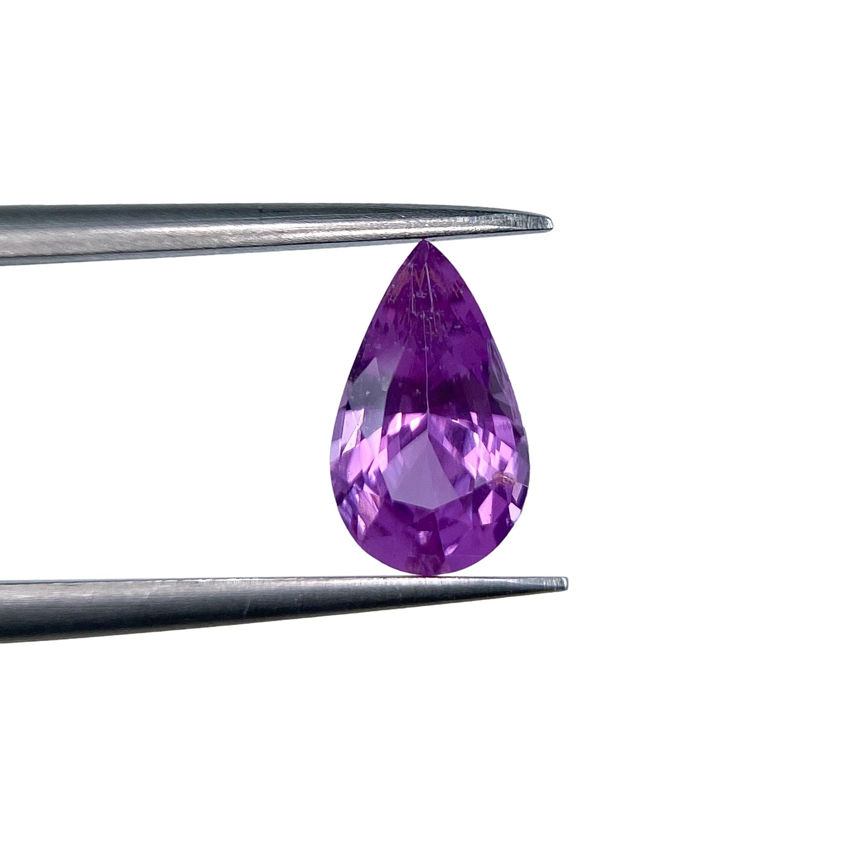 1.32ct | Brilliant Cut Pear Shape Violet Sapphire