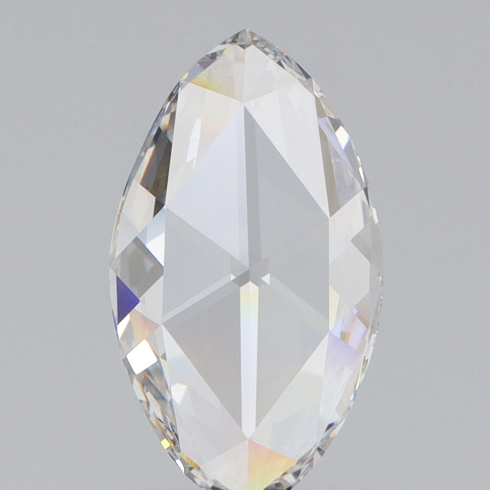 1.36ct | F/VS1 Marquise Shape Rose Cut Lab Diamond (IGI)