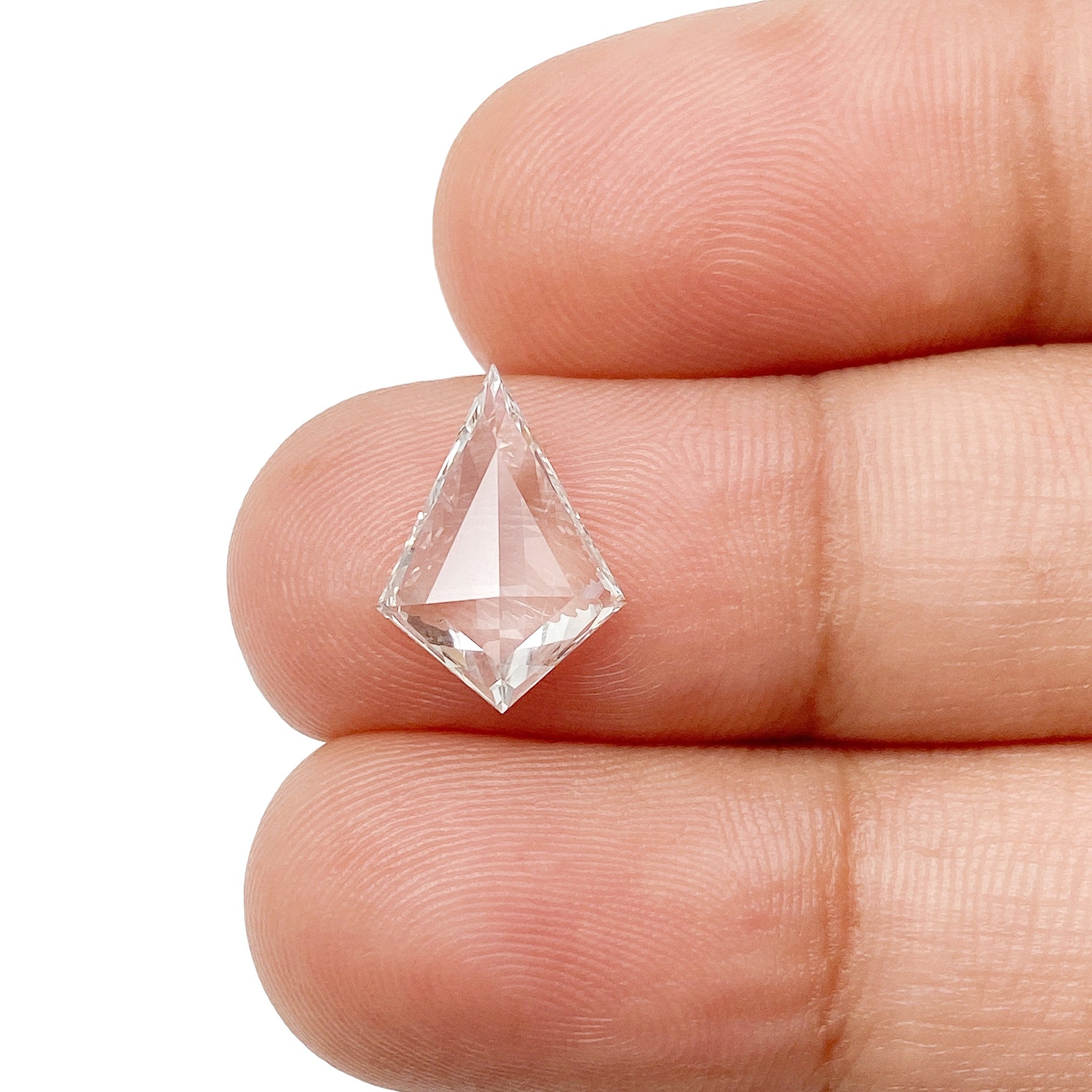 1.38ct | H/VVS2 Kite Shape Rose Cut Lab Diamond (IGI)