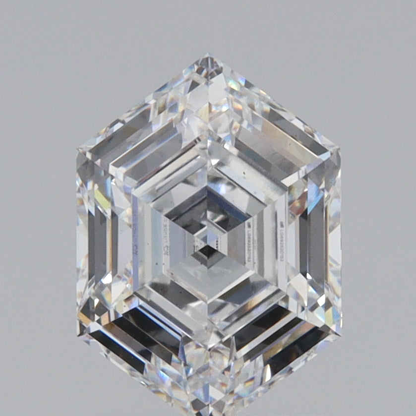 1.91ct | D/VS2 Hexagon Shape Step Cut Lab Diamond (IGI)