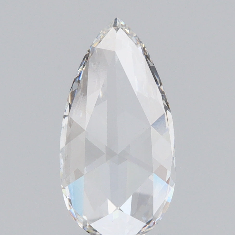 1.04ct | E/VS1 Pear Shape Rose Cut Lab Diamond (IGI)