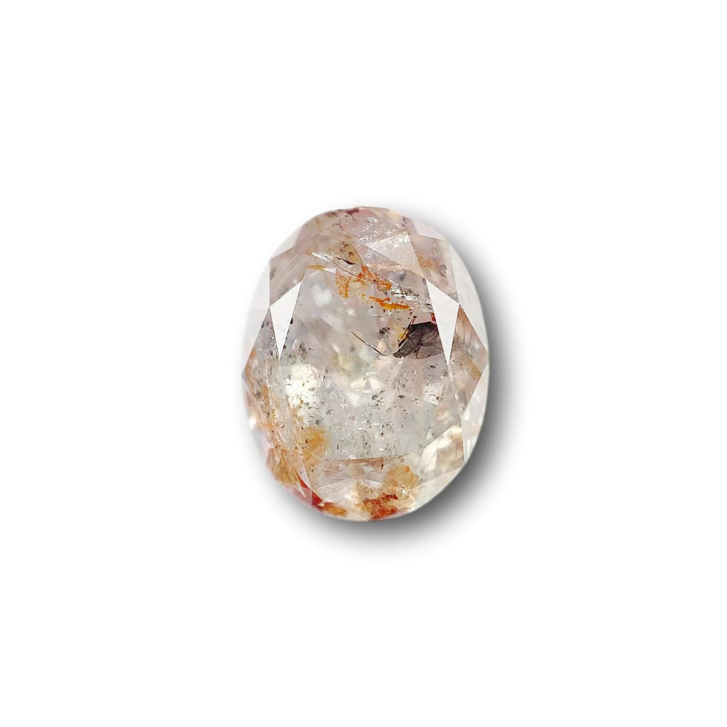 DIAMOND VAULT RUSTIC DIAMOND 2.15ct | Rustic Reddish Gray Oval Shape Brilliant Cut Diamond