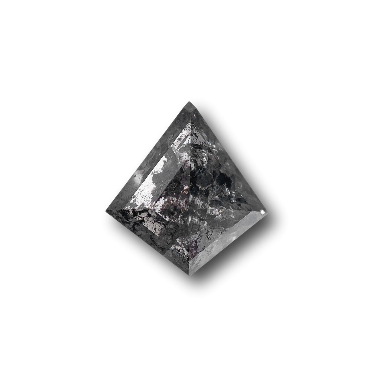 DIAMOND VAULT SALT & PEPPER DIAMOND 2.06ct | Salt & Pepper Kite Shape Rose Cut Diamond