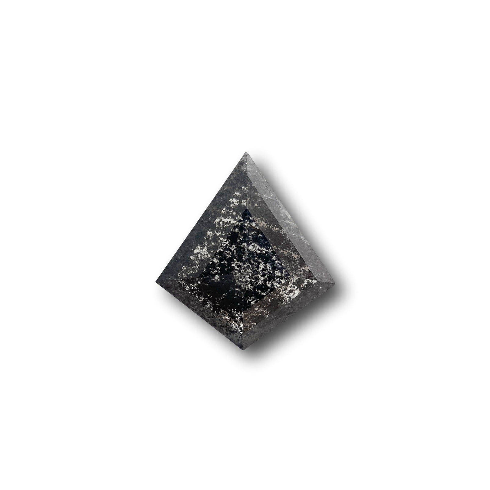DIAMOND VAULT SALT & PEPPER DIAMOND 1.22ct | Salt & Pepper Kite Shape Rose Cut Diamond
