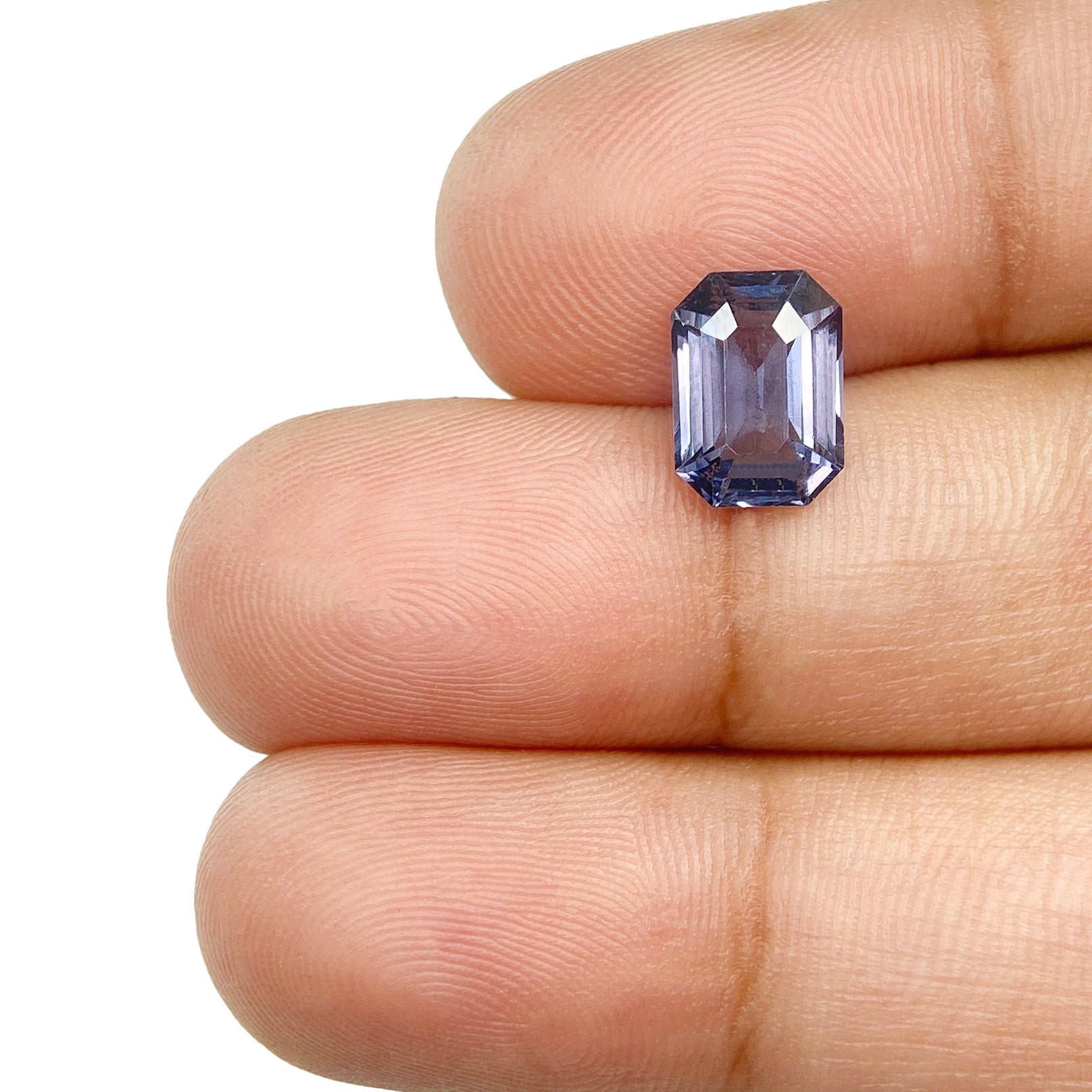 2.13ct | Emerald Shape Step Cut Blue Spinel