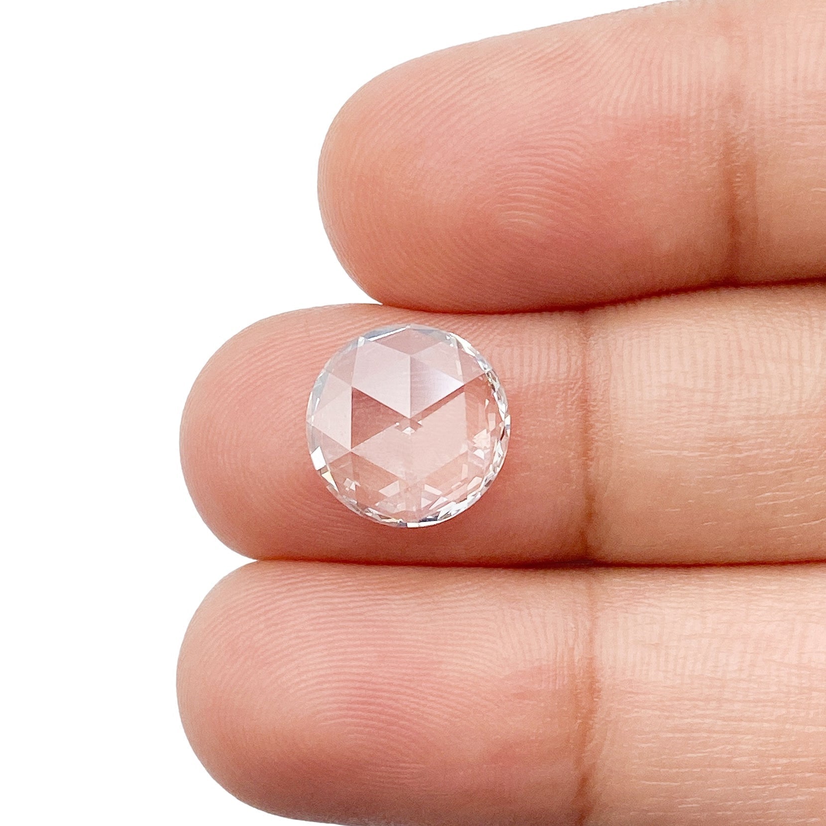 2.22ct | F/VS1 Round Shape Rose Cut Lab Diamond (IGI)