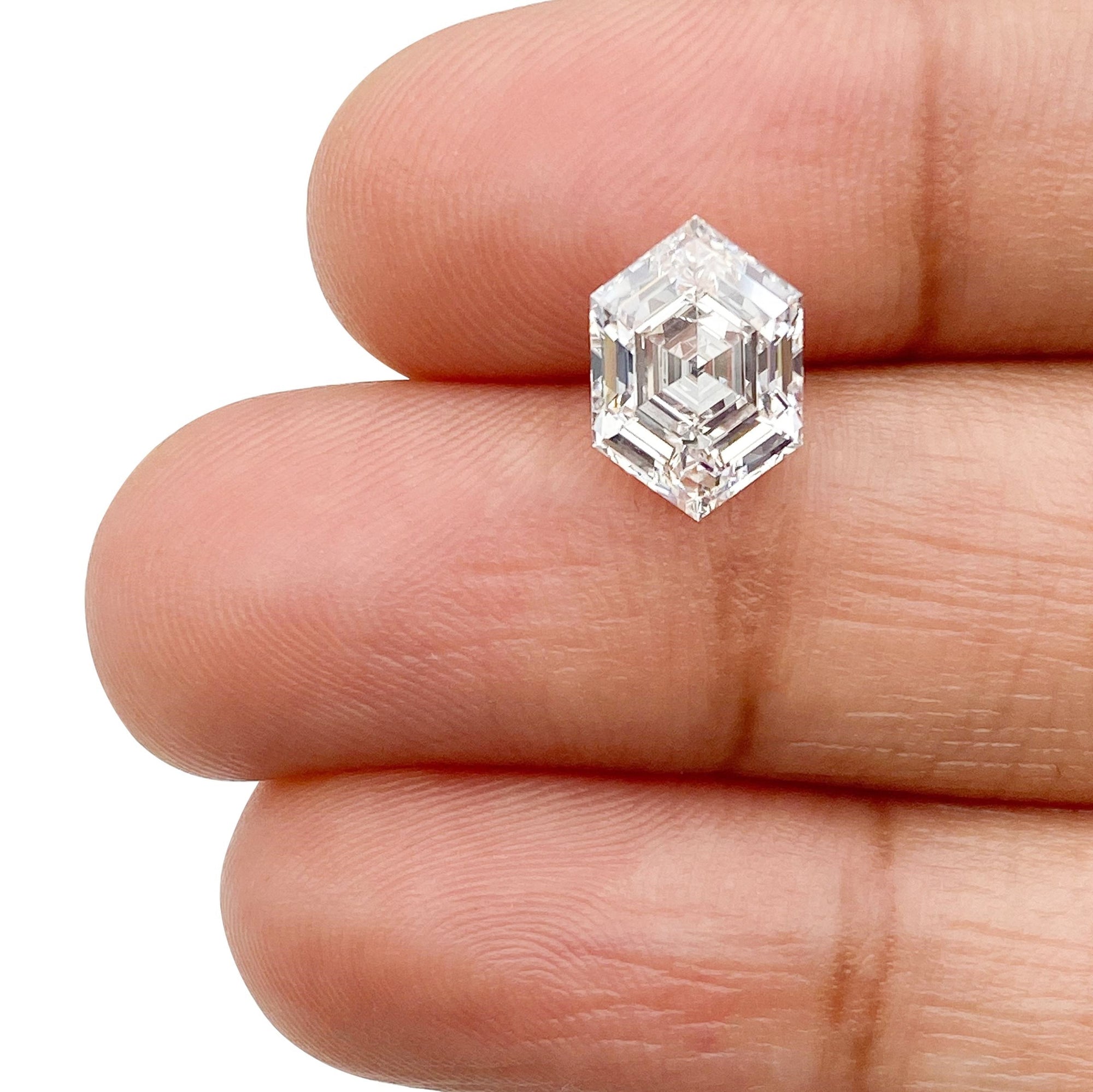 1.91ct | D/VS2 Hexagon Shape Step Cut Lab Diamond (IGI)