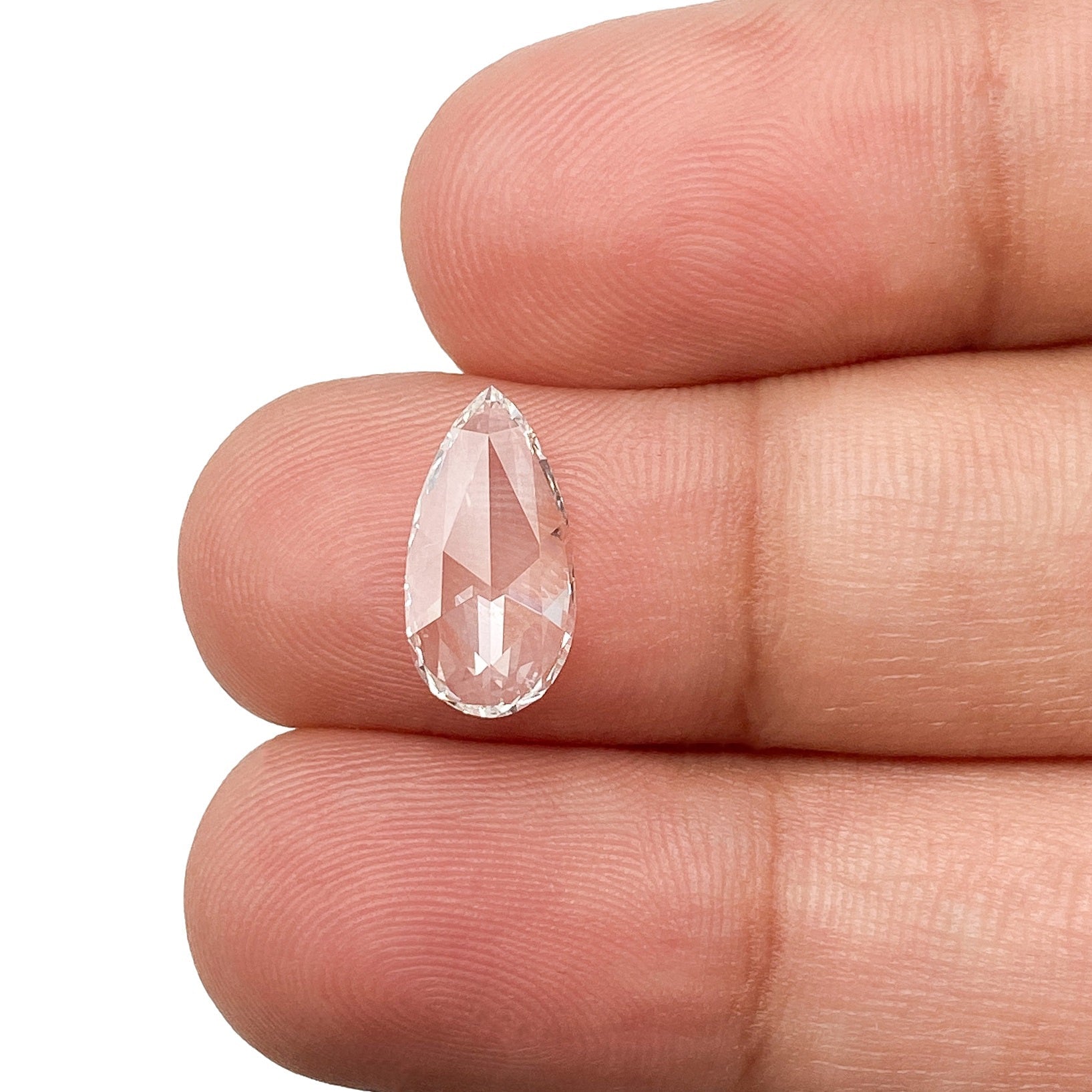 1.04ct | E/VS1 Pear Shape Rose Cut Lab Diamond (IGI)