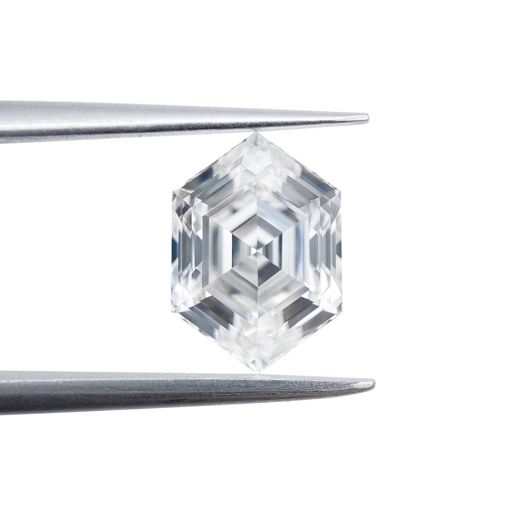 2.80ct | F/VS1 Hexagon Shape Step Cut Lab Diamond (IGI)