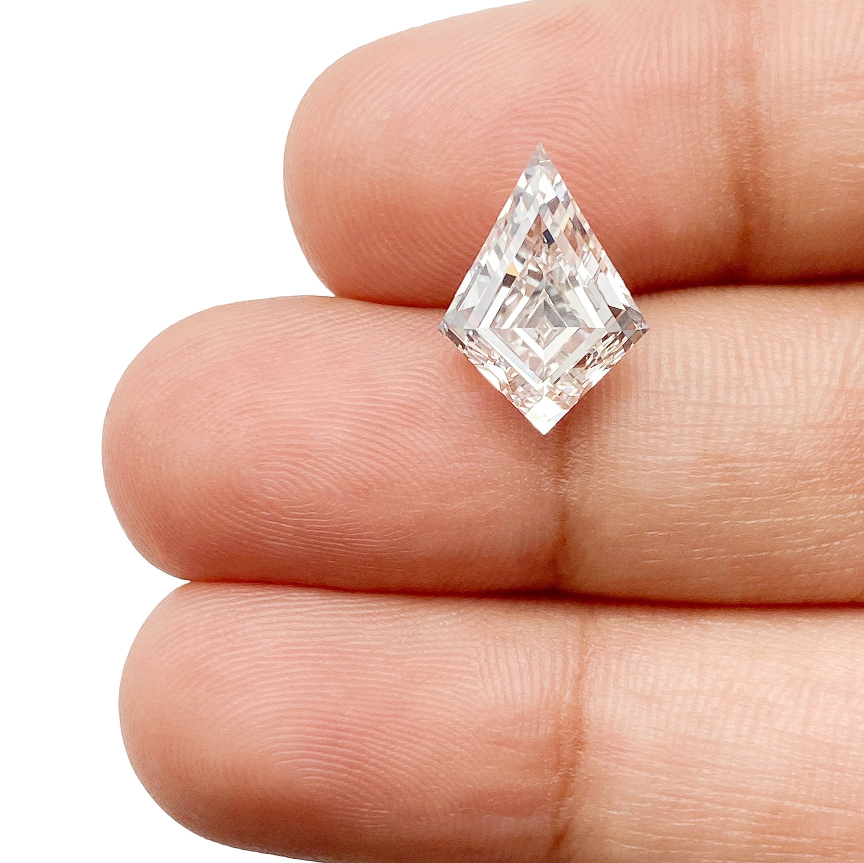 3.03ct | F/VS1 Kite Shape Step Cut Lab Diamond (IGI)