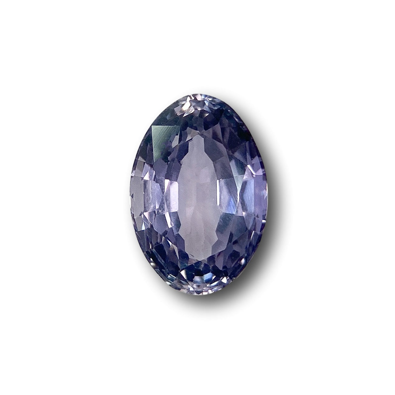 3.07ct |  Brilliant Cut Oval Shape Violet Sapphire