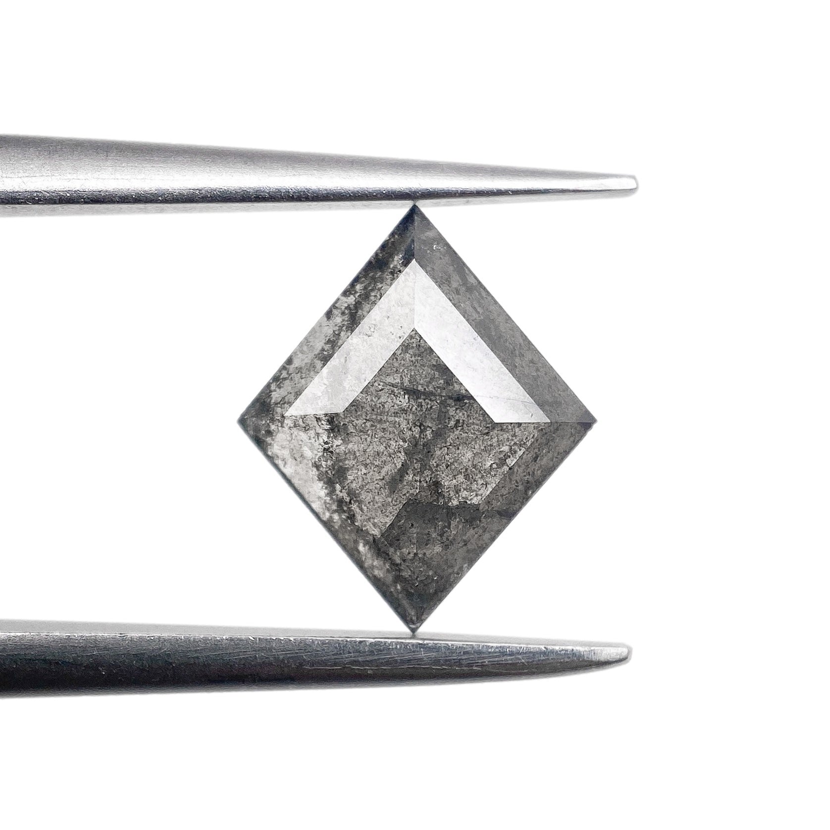 0.99ct | Salt & Pepper Lozenge Shape Step Cut Diamond